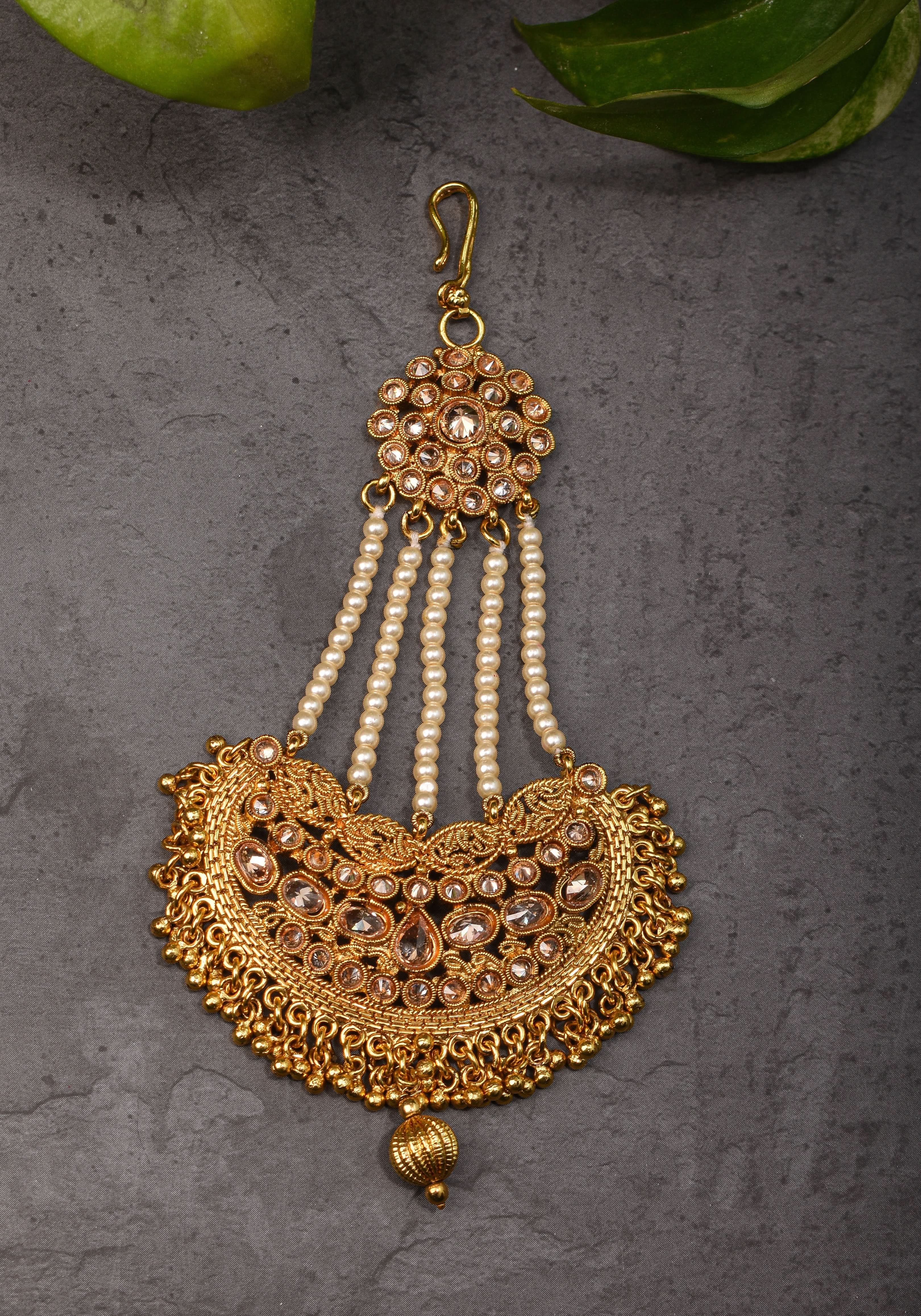 Vintage design Ornate Paasa | Shobitam Jewelry