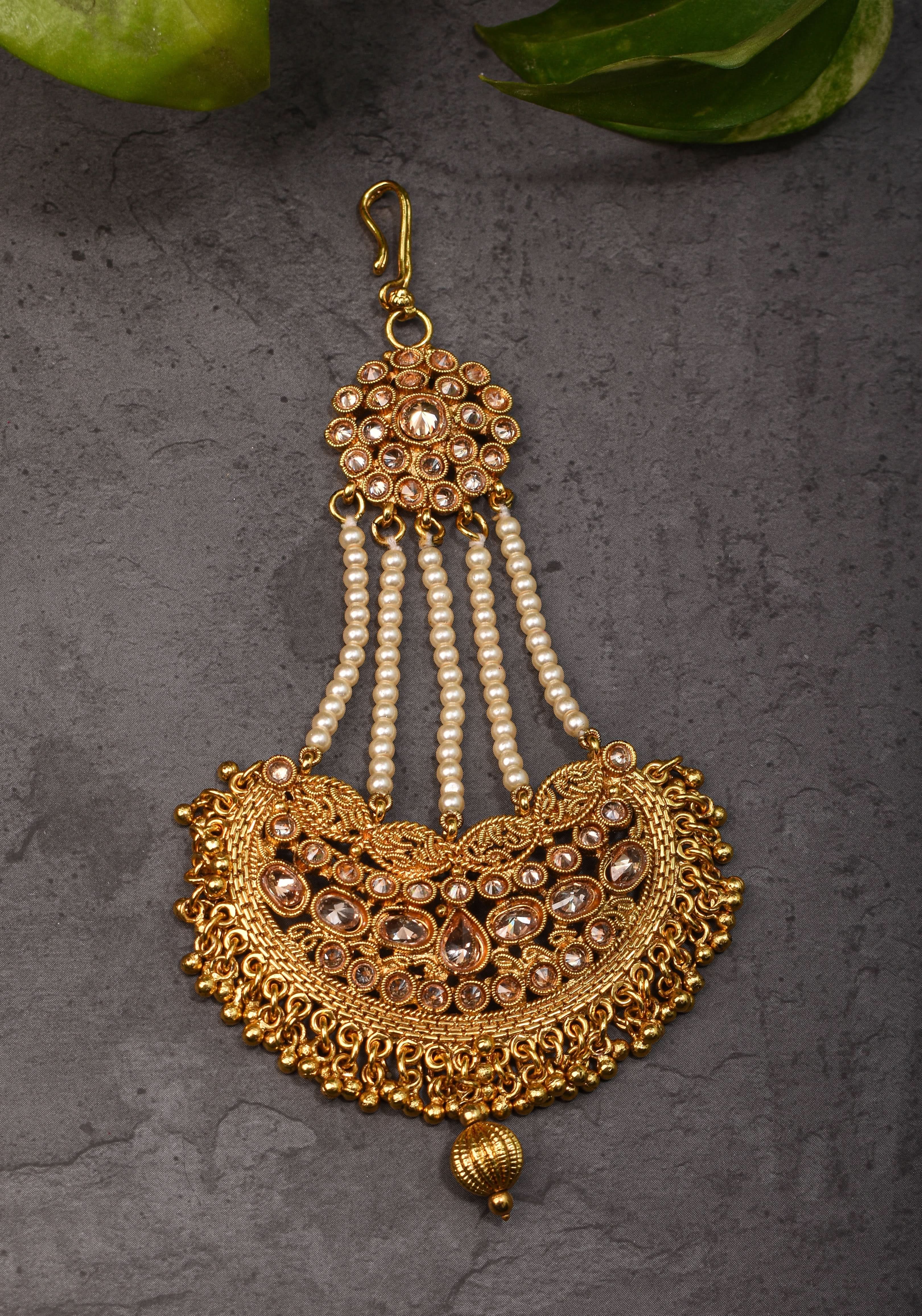 Vintage design Ornate Paasa | Shobitam Jewelry