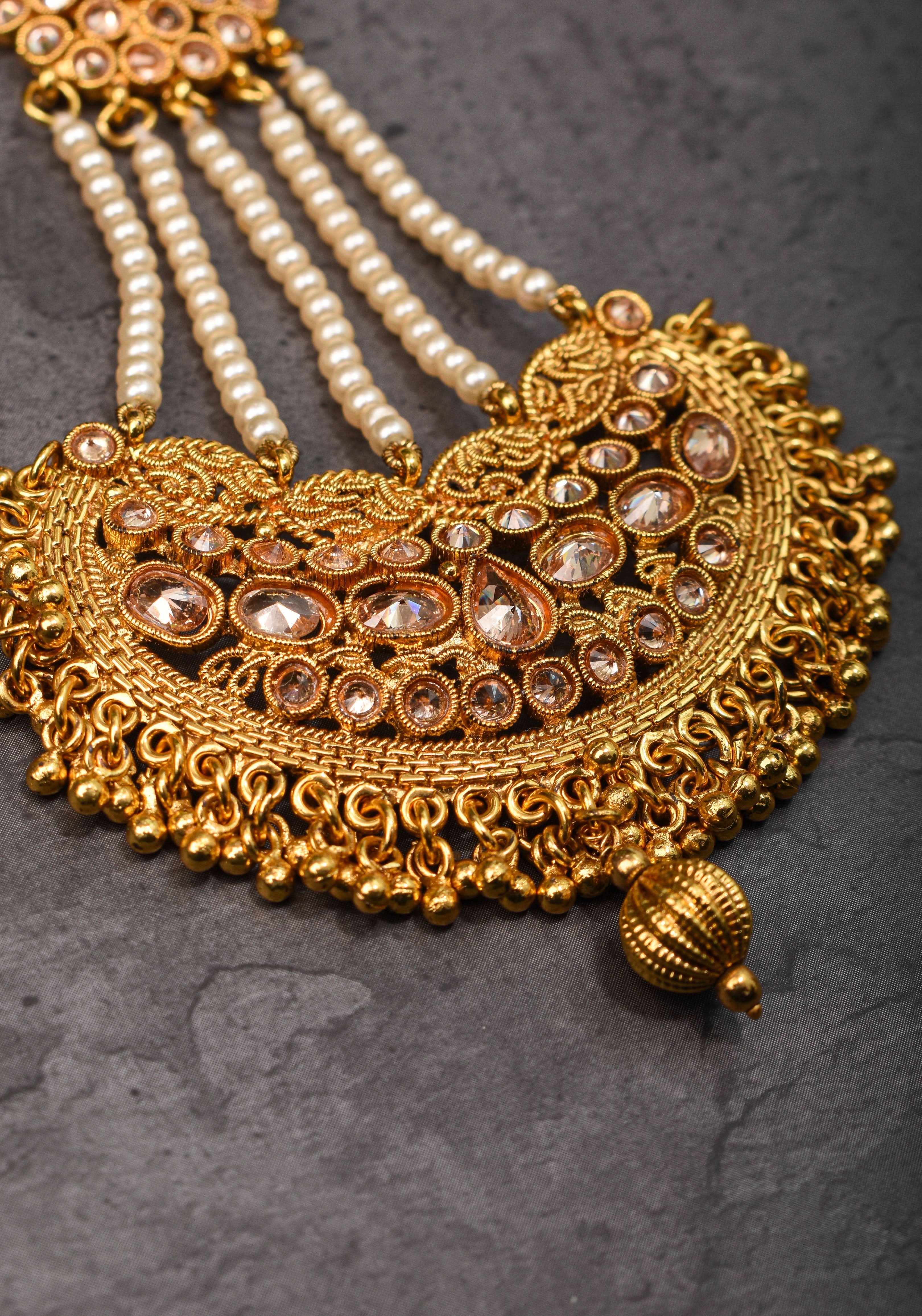 Vintage design Ornate Paasa | Shobitam Jewelry