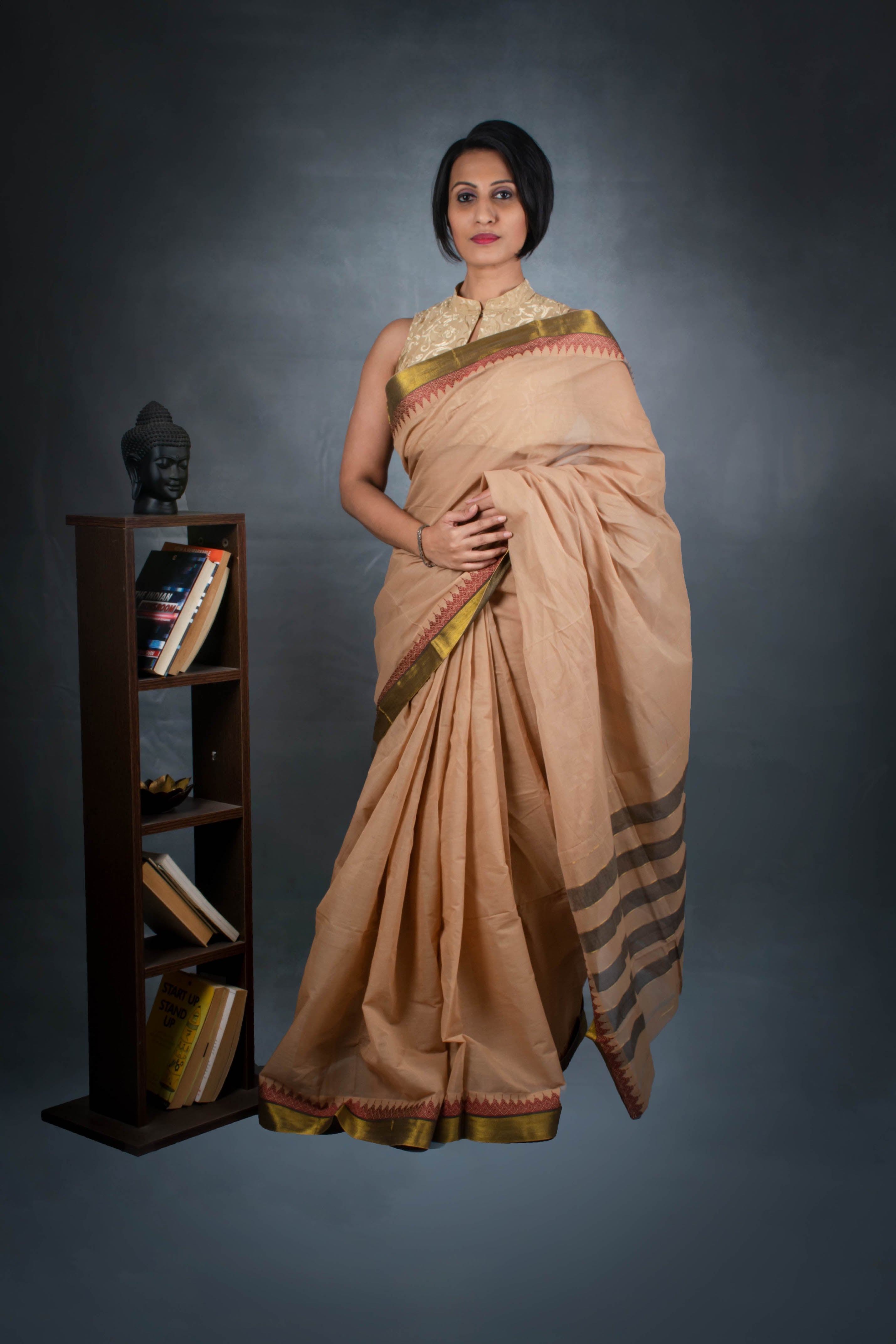 Shraddha - Cotton Saree-Shobitam