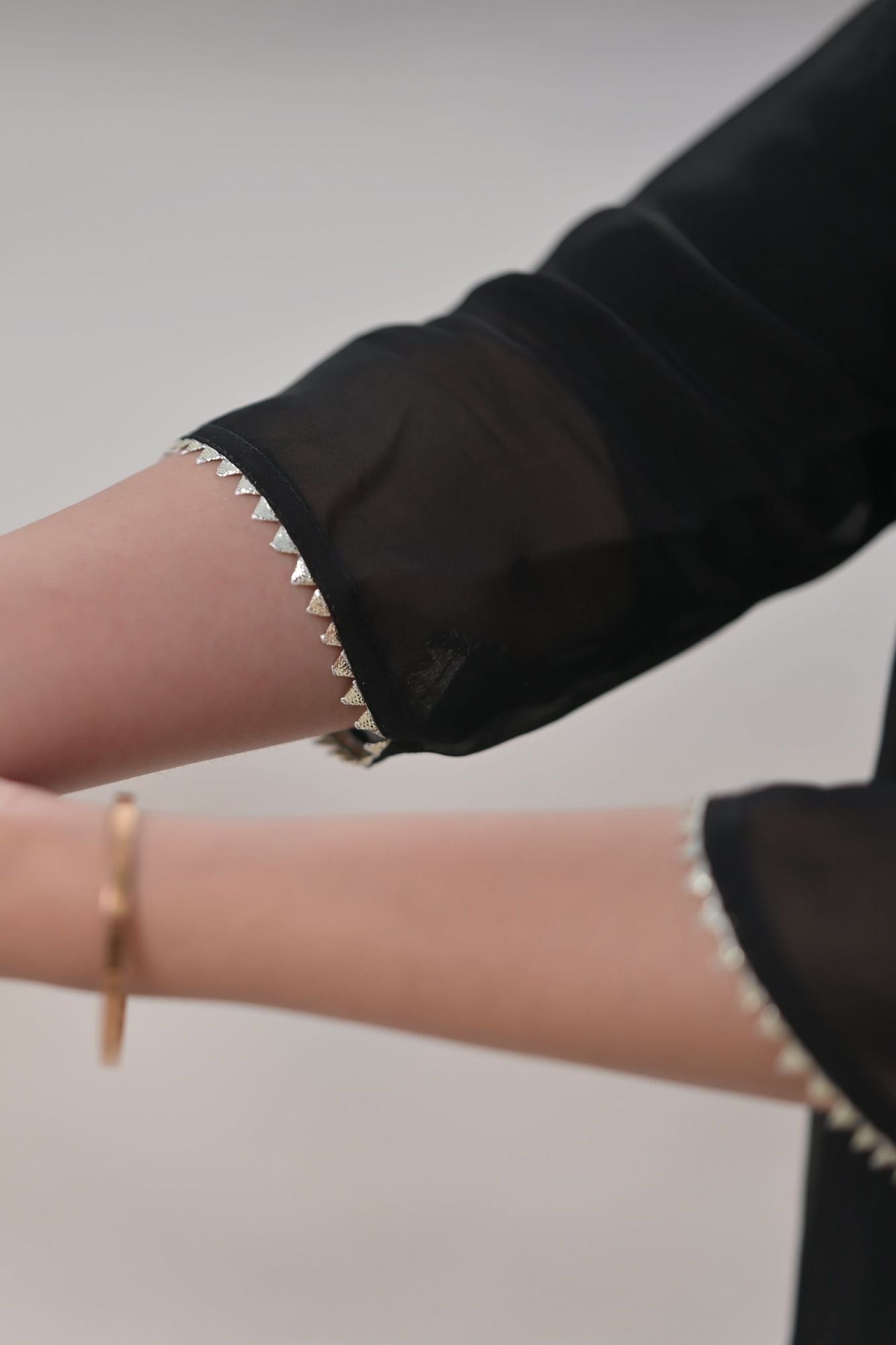 Zehra Chiffon Short Kurti and Dhoti Pants 2 Piece Set| Made To Order