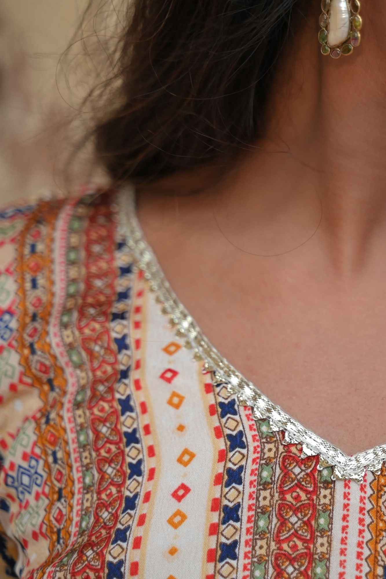 Raas Kalidar Lehenga Set in bold hues and Gotta patti embellishments, Made to Order