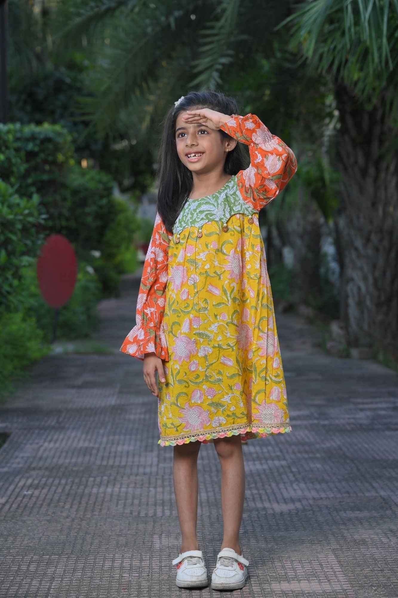 Multicolor Shades of Summer Dress | Made To Order