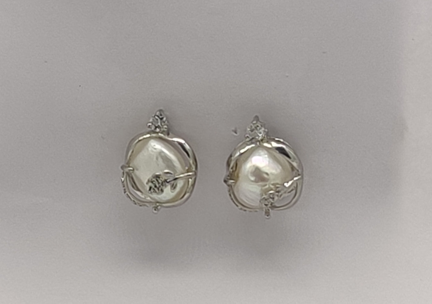 Pure Pearls Stud Earrings | Shobitam