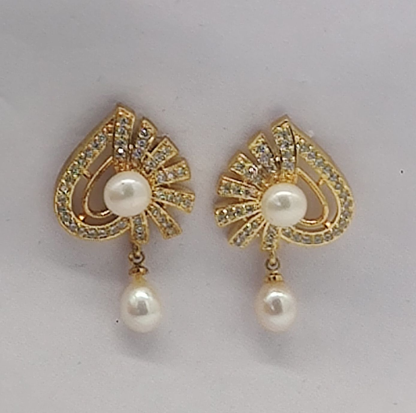 Pure Pearls Stud Earrings | Shobitam