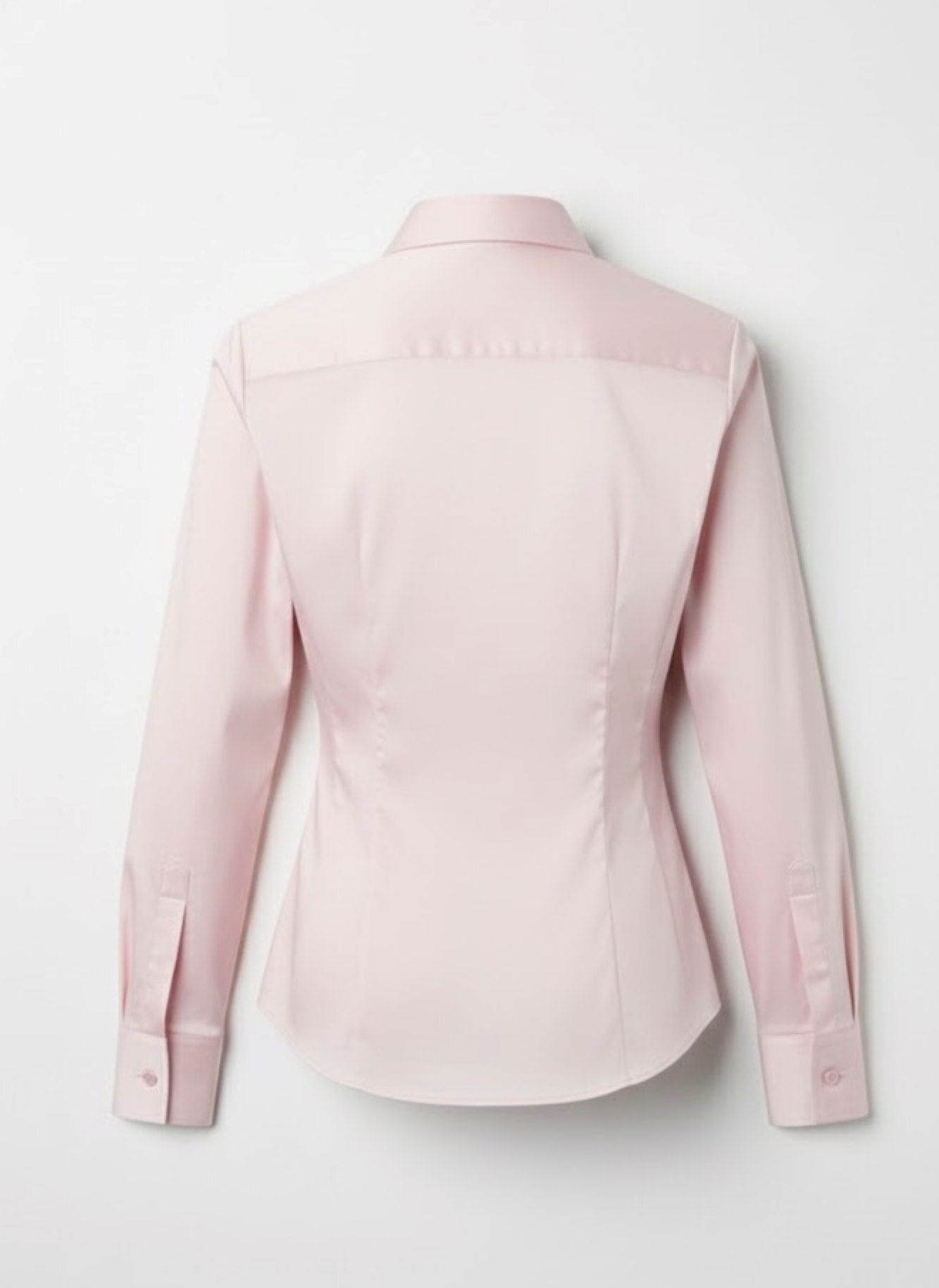 Tailored Satin-Finish Fitted Shirt for Effortless Elegance