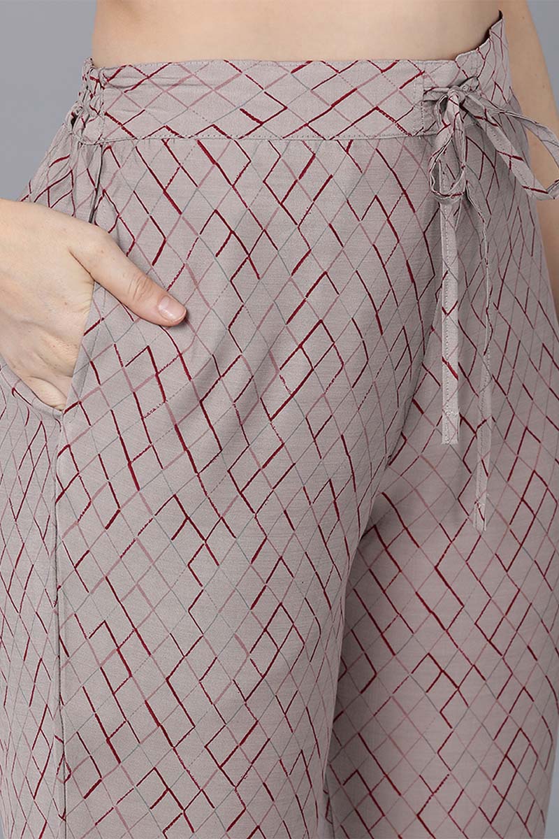 Maroon Poly Silk Straight Kurta Pant With Dupatta | SHOBITAM