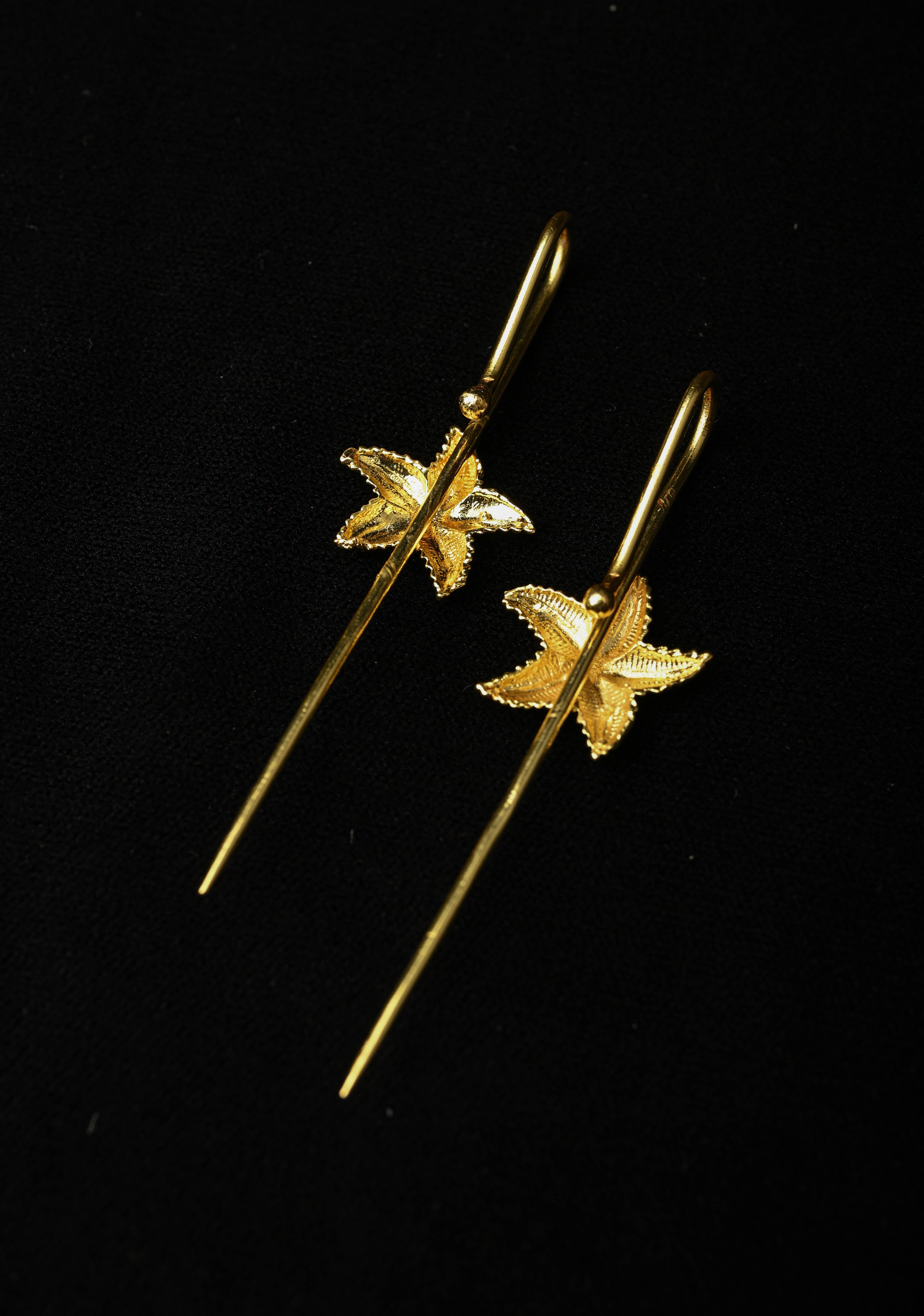 Sculpted Seastar Needle Ear Cuff | Shobitam
