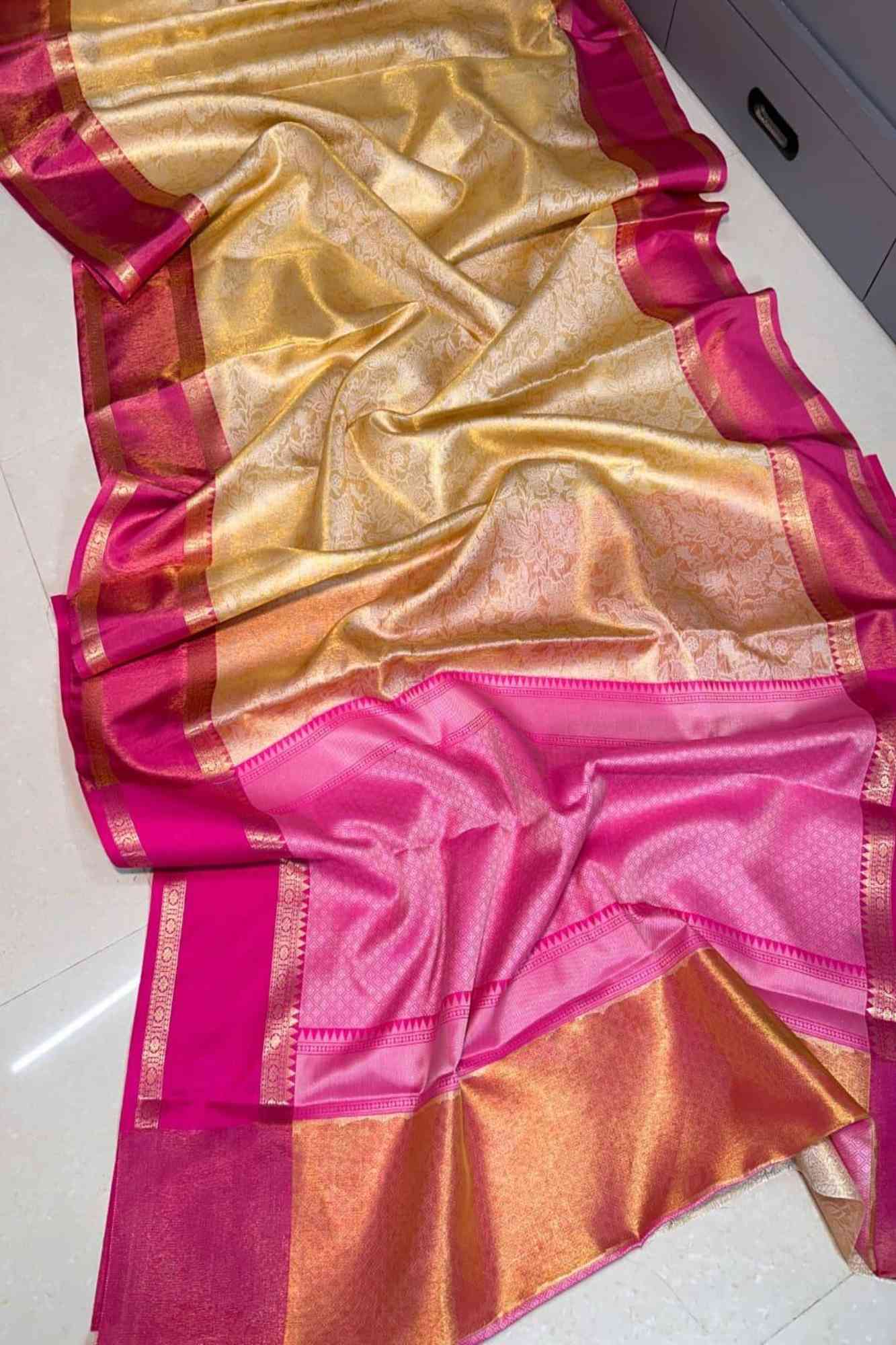 Banarasi ready to wear saree for wedding