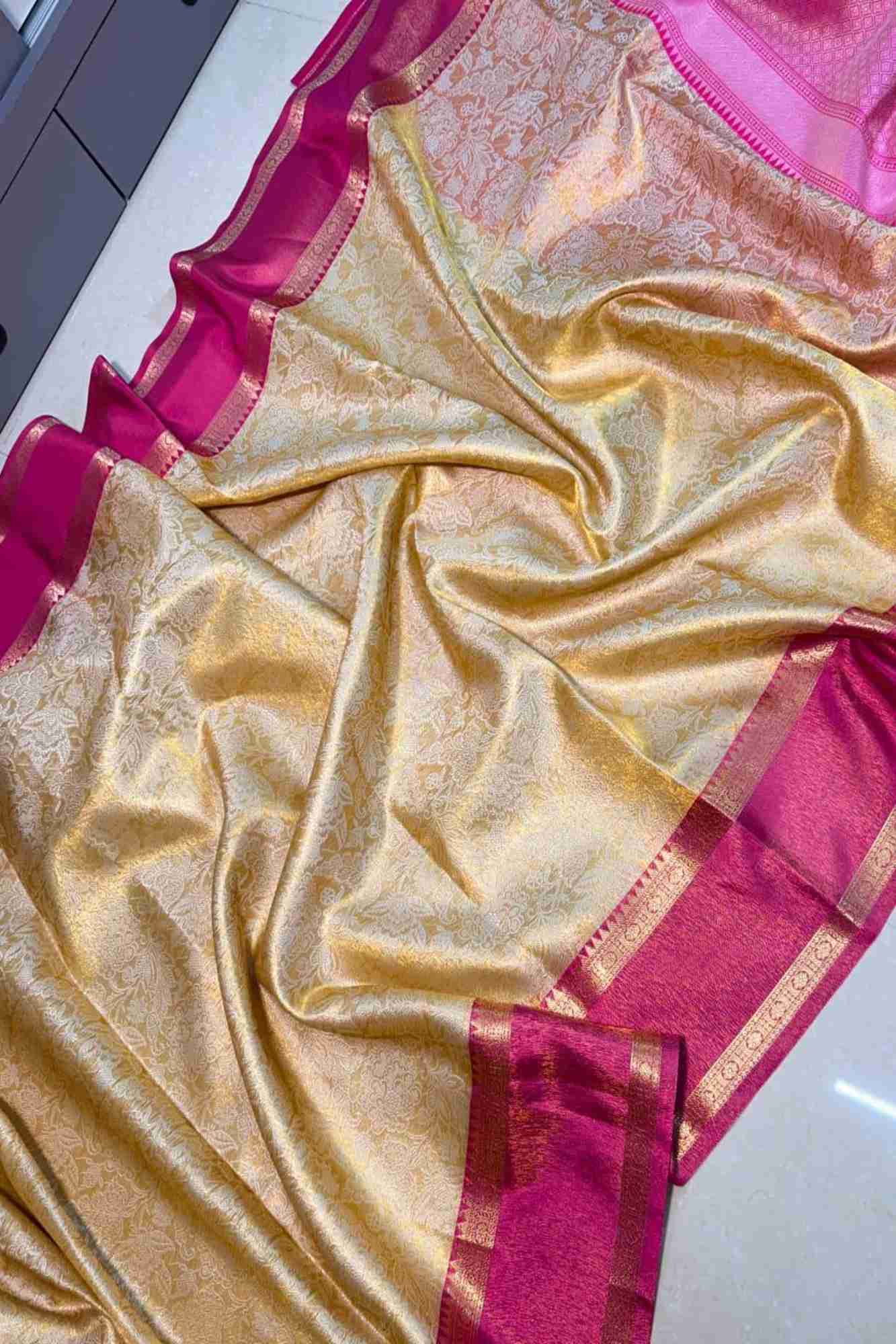 Banarasi ready to wear saree for wedding