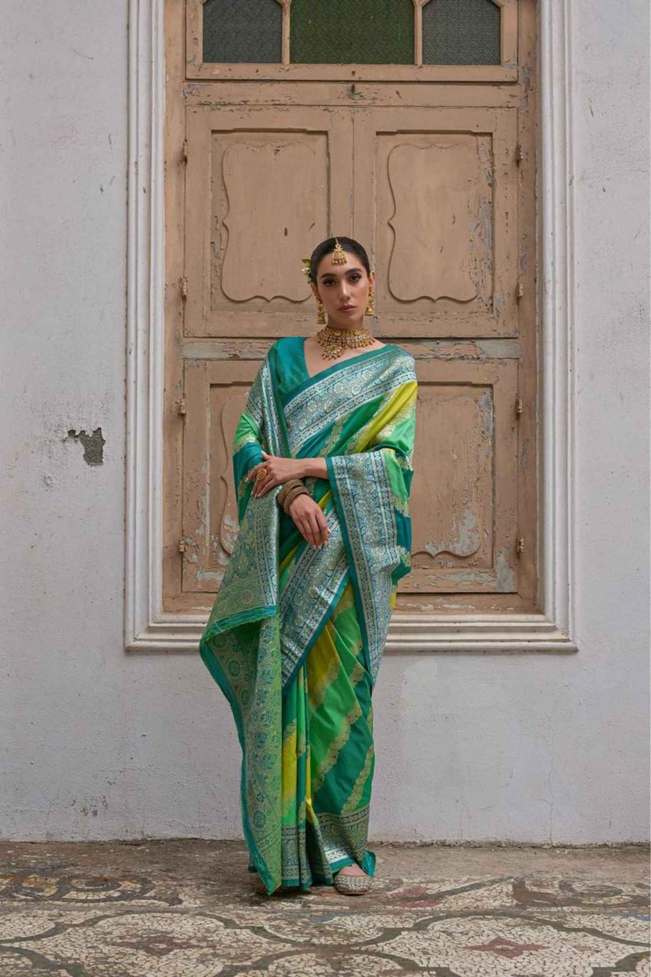 Banarasi ready to wear saree