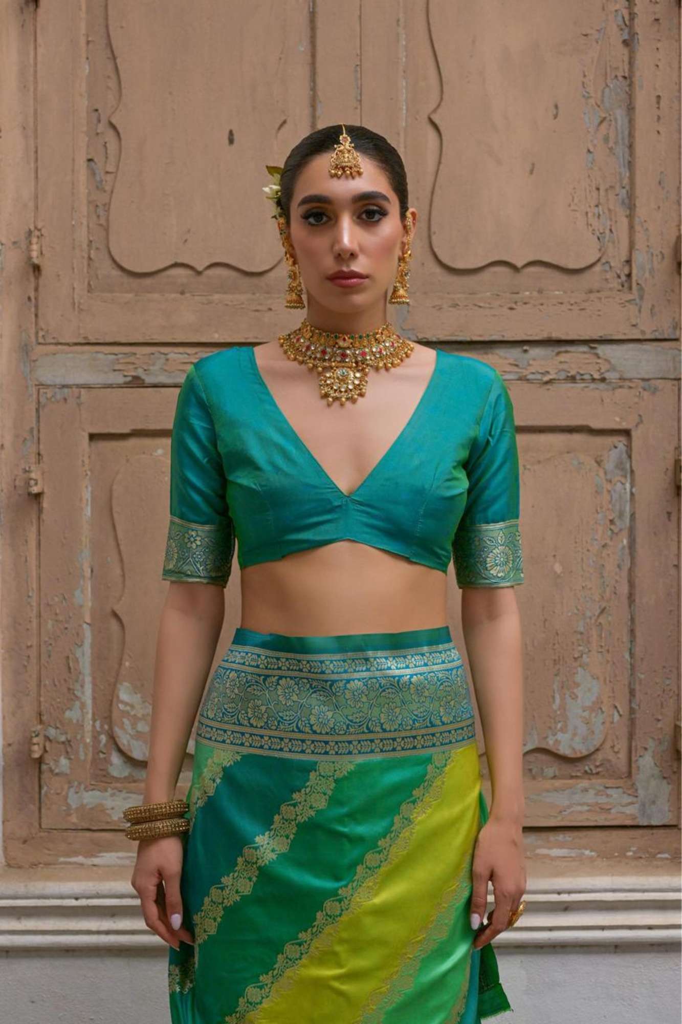 Banarasi ready to wear saree