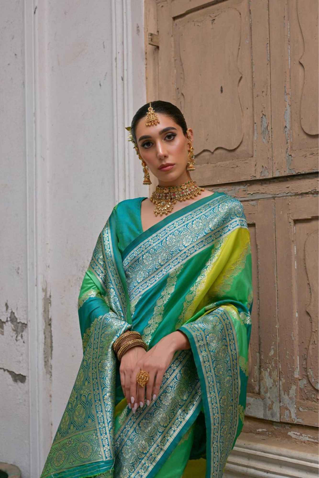 Banarasi ready to wear saree