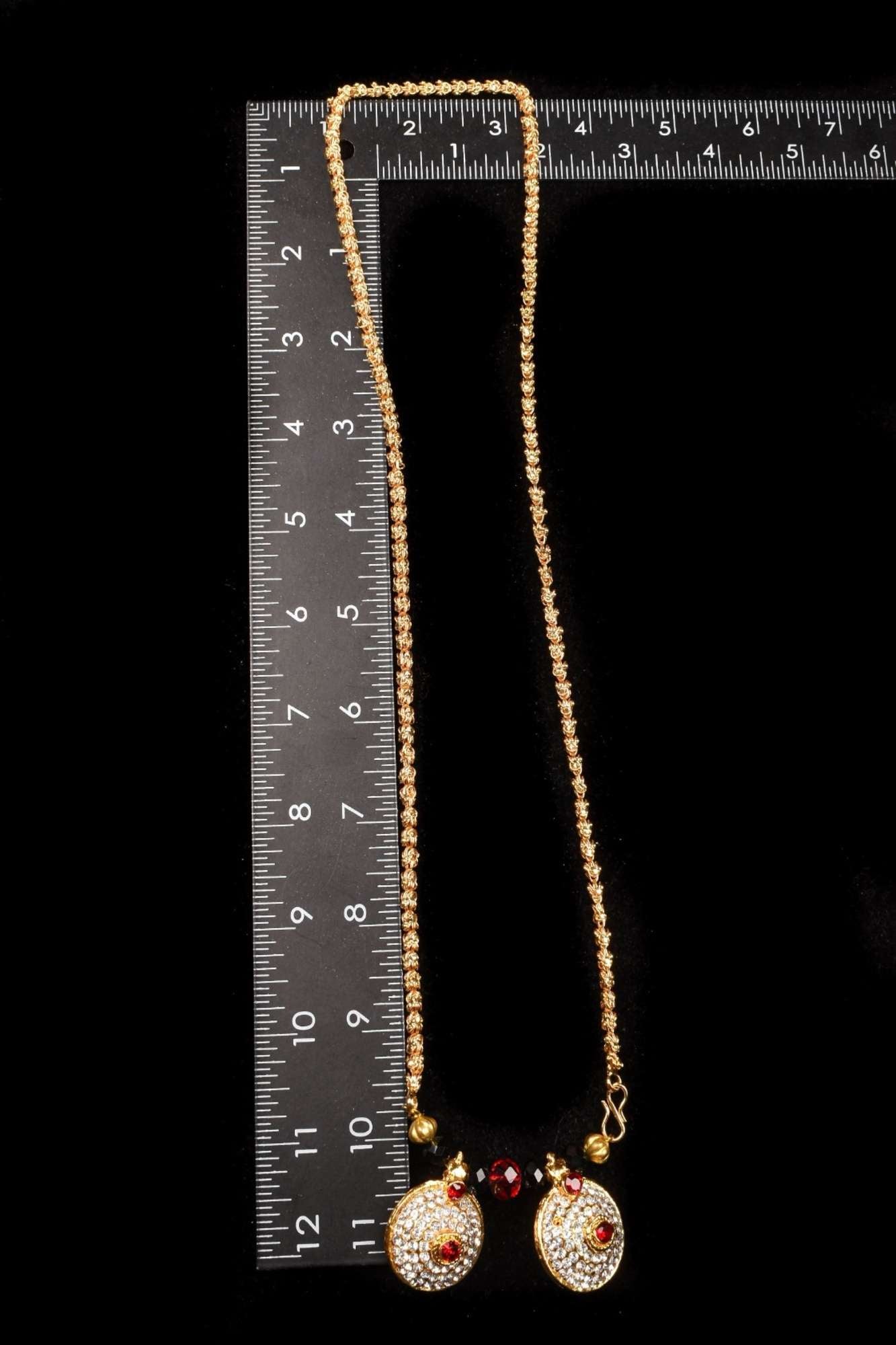 Stone studded Medium Taali with Chain for Varalakshmi