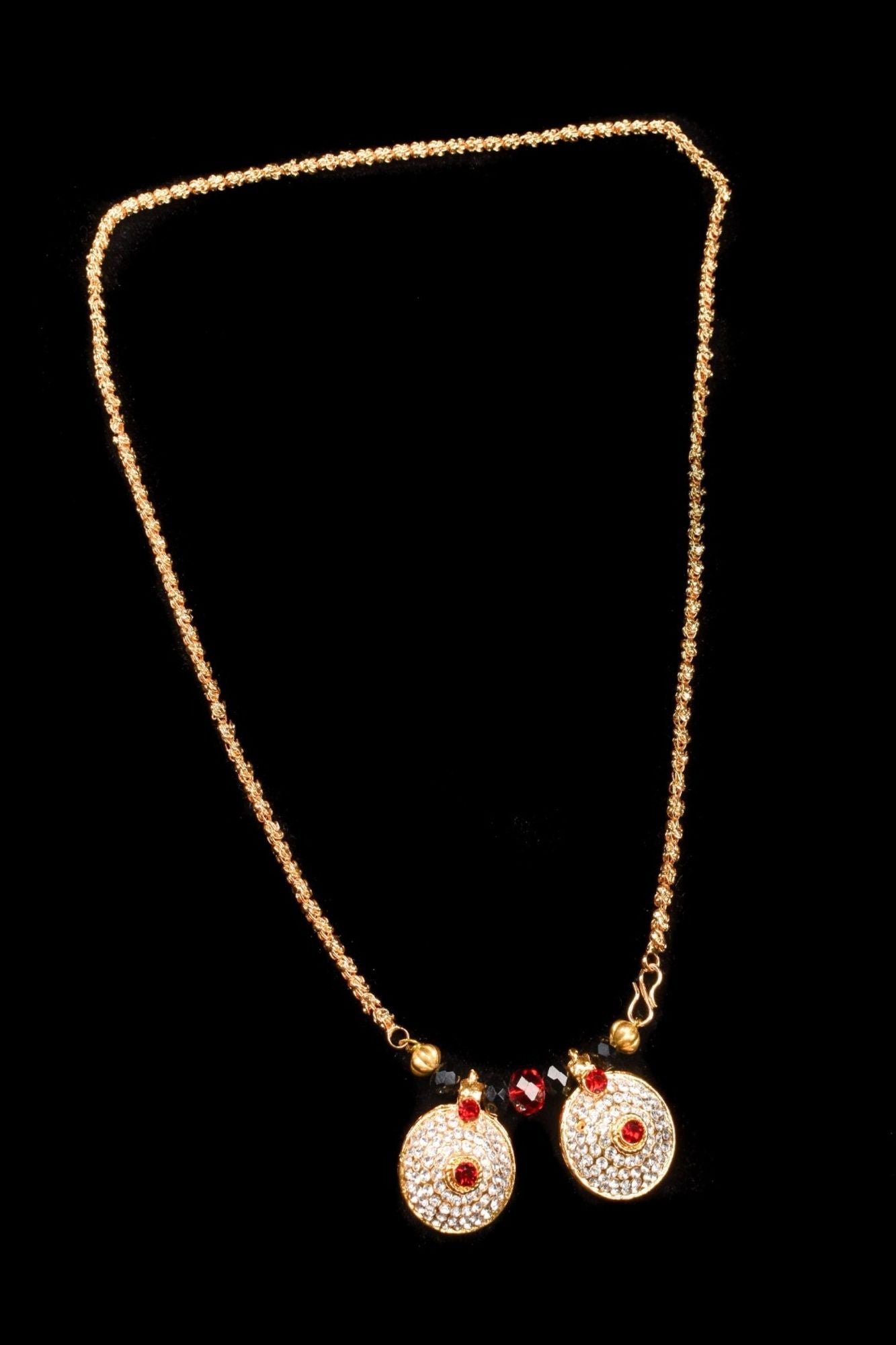 Stone studded Medium Taali with Chain for Varalakshmi