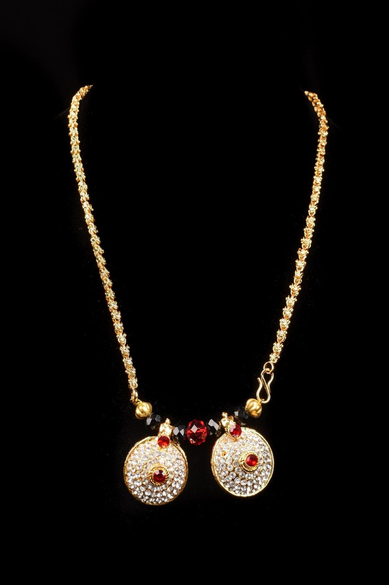 Stone studded Medium Taali with Chain for Varalakshmi