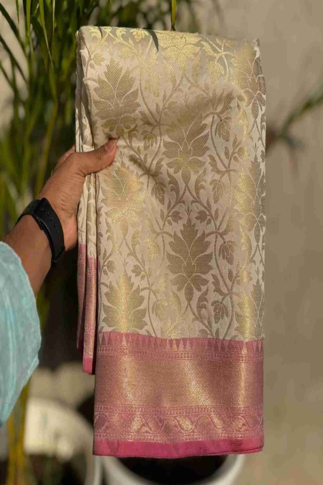 Janhvi Kapoor inspired Banarasi ready to wear saree