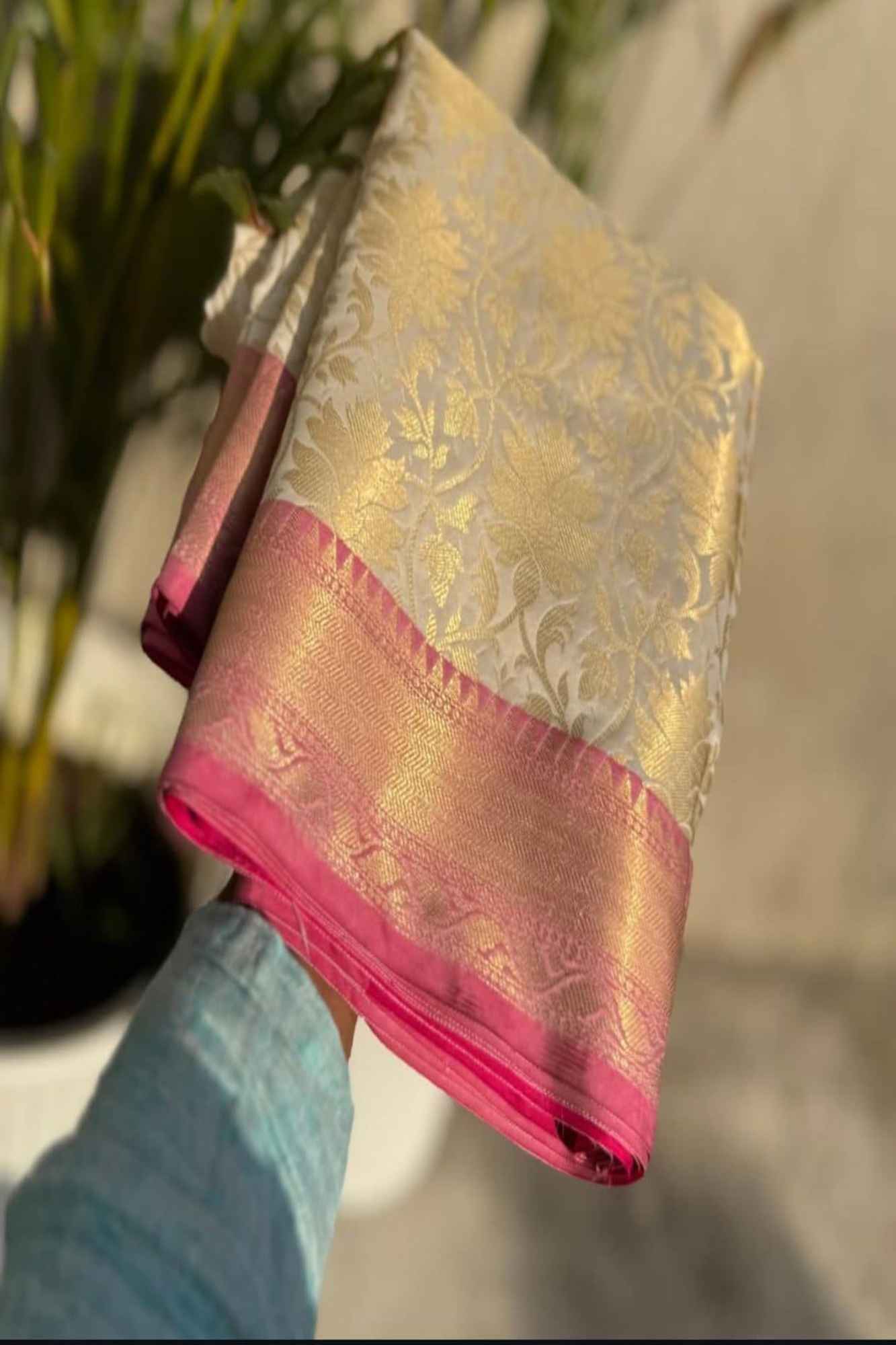 Janhvi Kapoor inspired Banarasi ready to wear saree