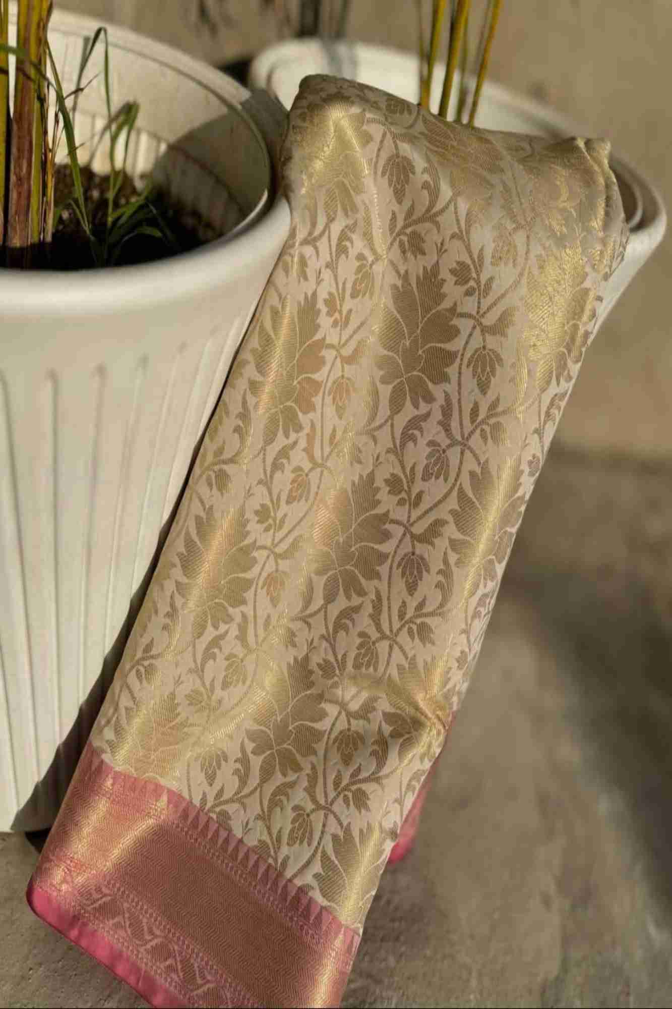 Janhvi Kapoor inspired Banarasi ready to wear saree