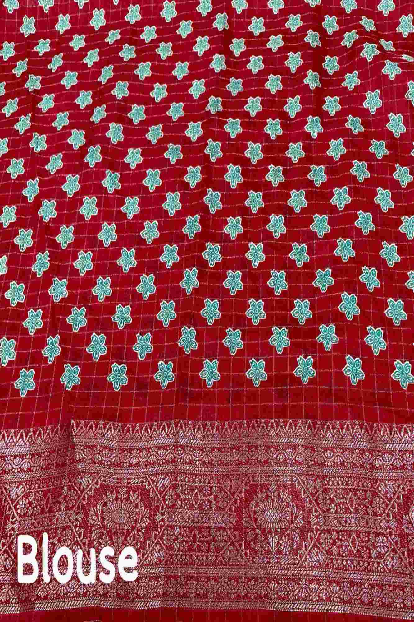 Cotton Crepe Vibrant Multicolor with Intricate Border Work Ready To Wear Saree