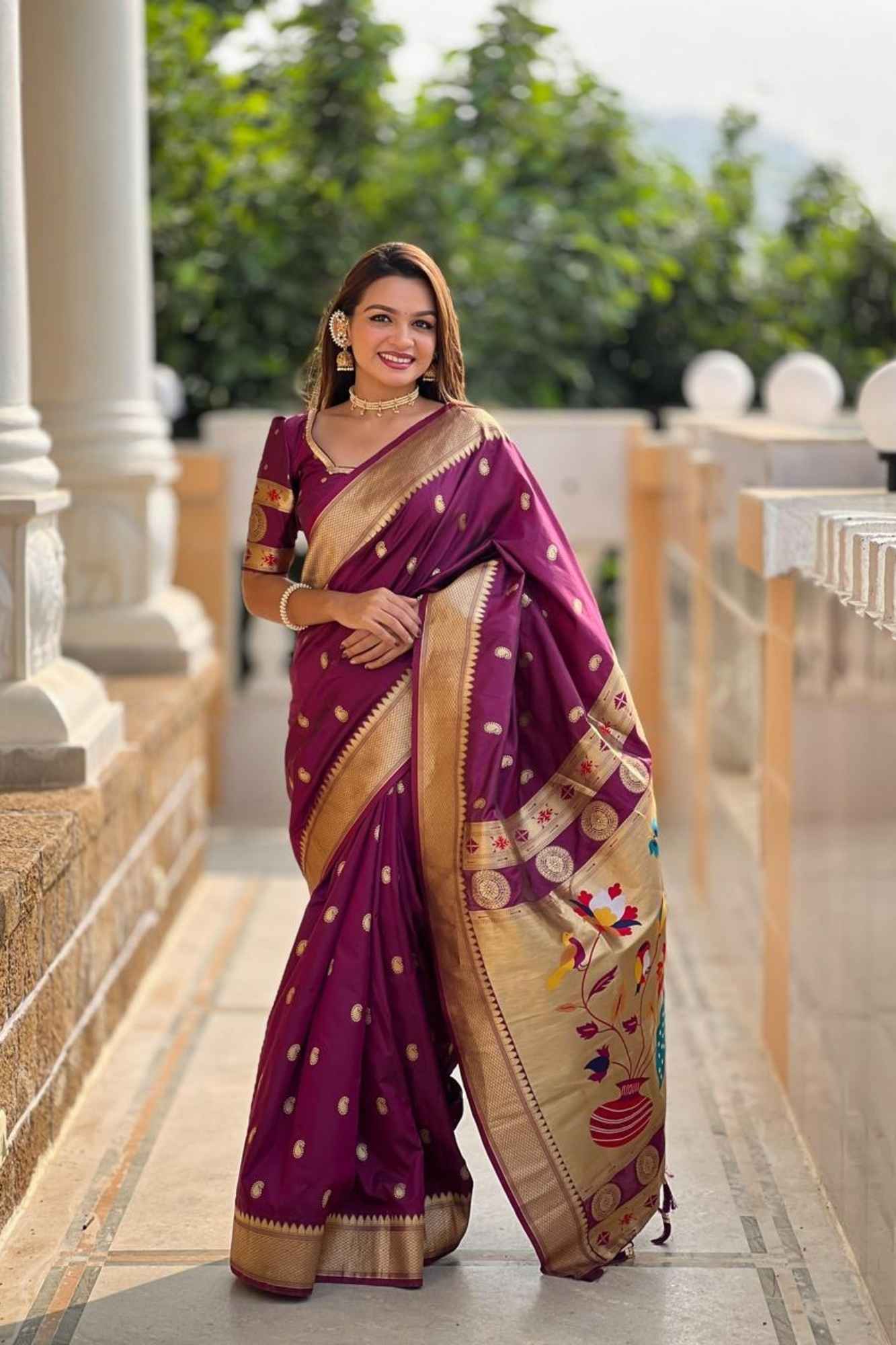 Paithani Ready To Wear Saree
