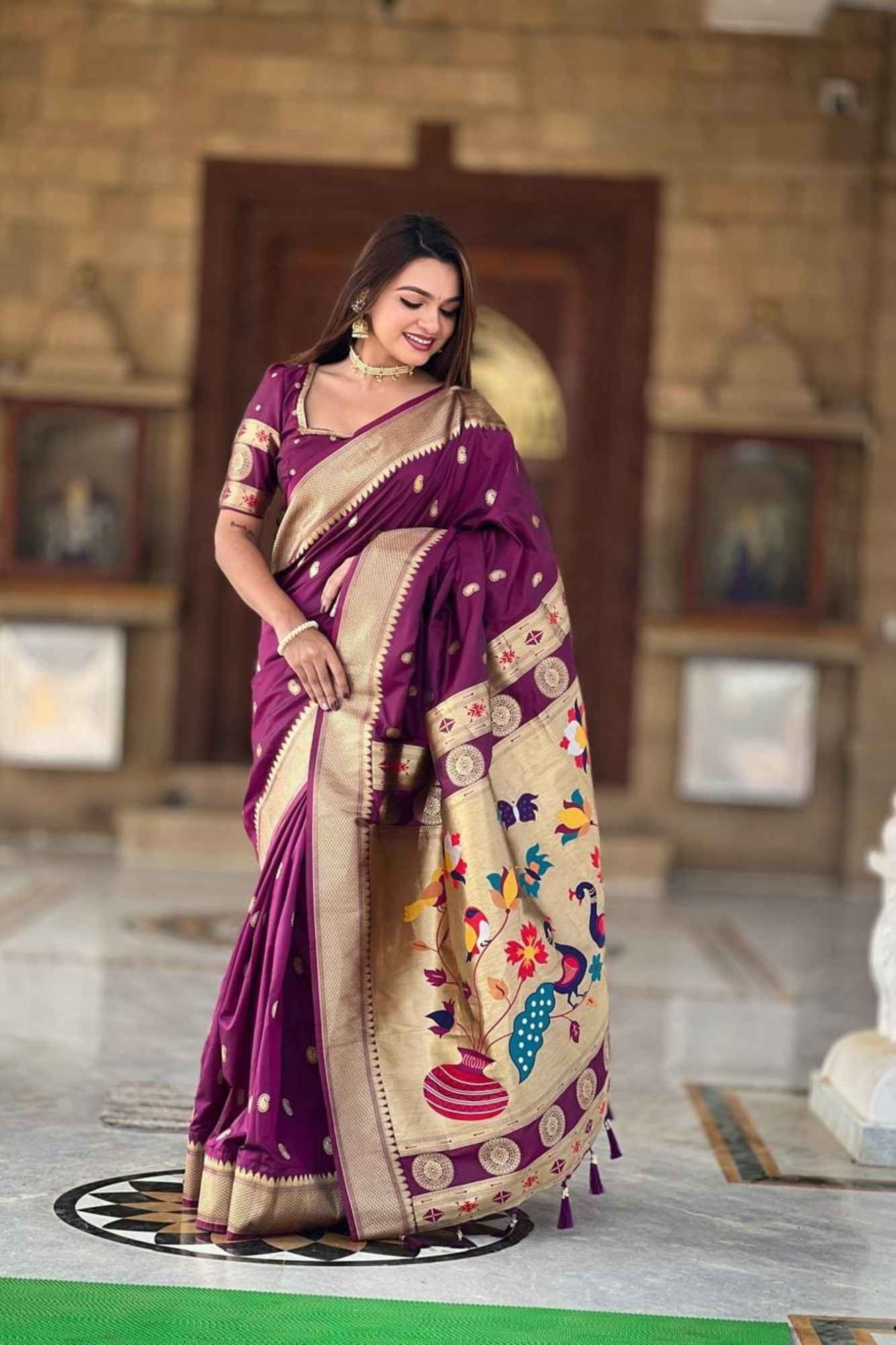 Paithani Ready To Wear Saree