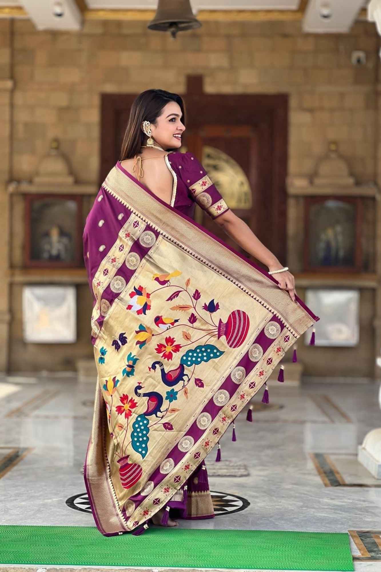 Paithani Ready To Wear Saree