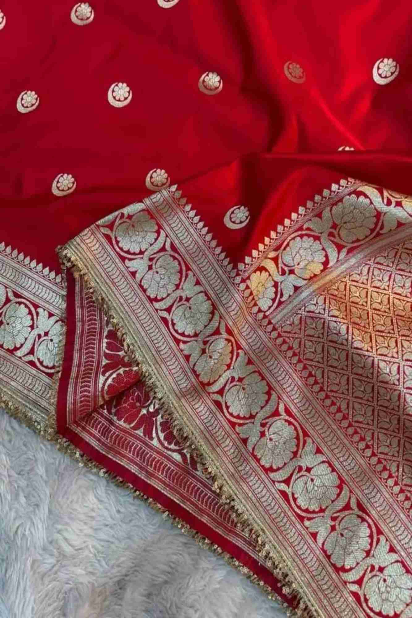Sonakshi Sinha Inspired Banarasi Pure Mashru Silk Ready To Wear Saree