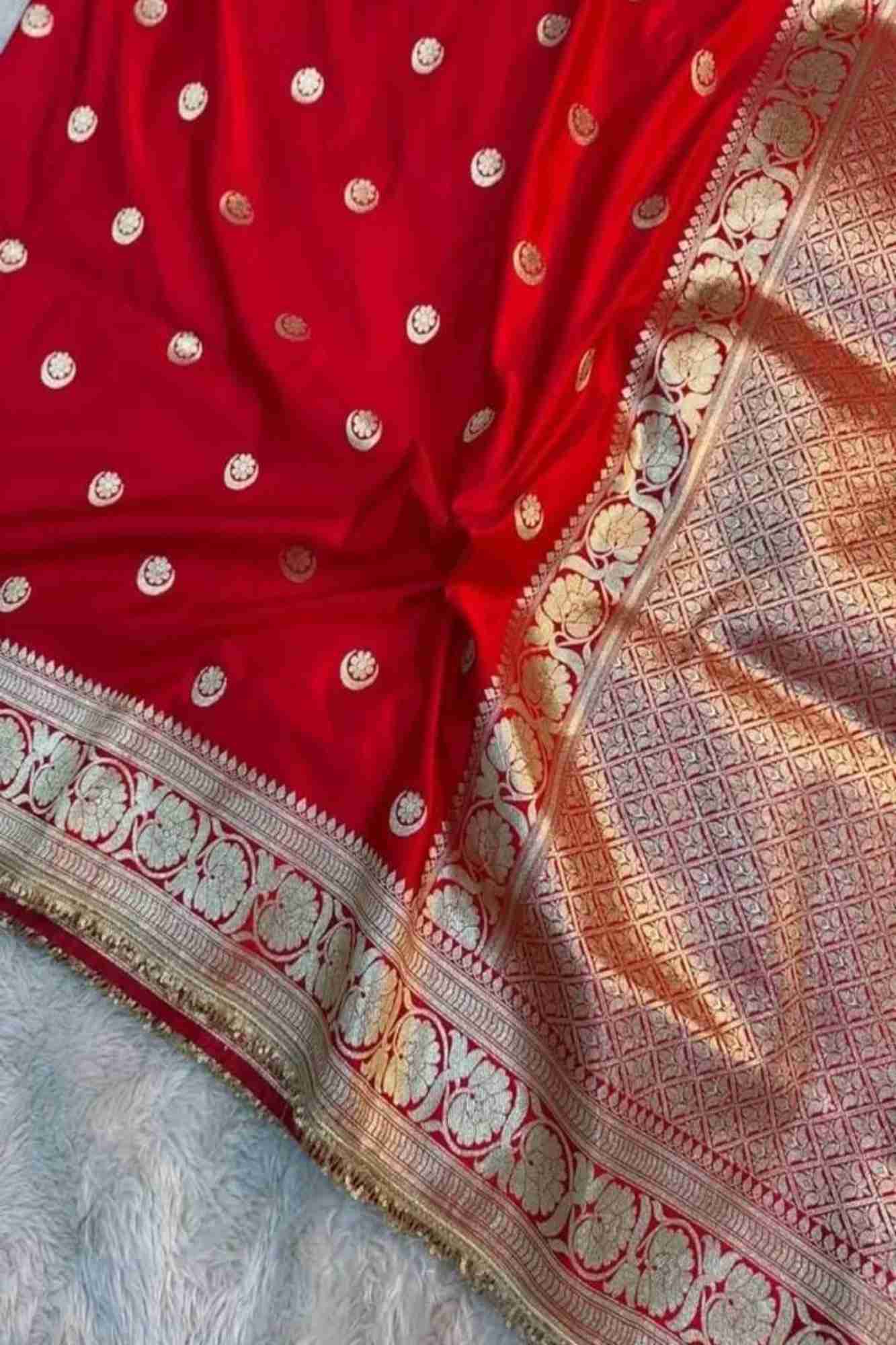 Sonakshi Sinha Inspired Banarasi Pure Mashru Silk Ready To Wear Saree