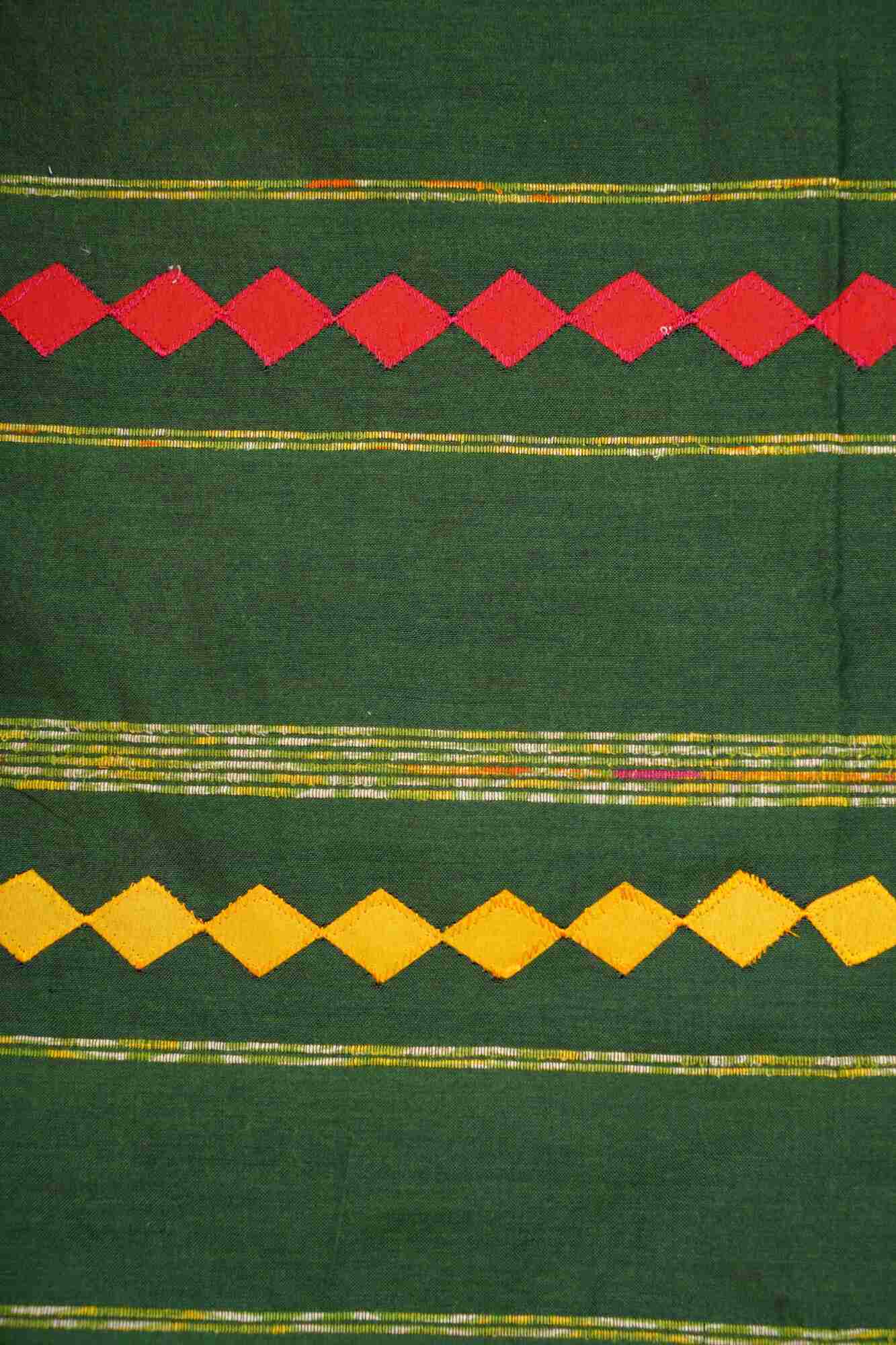 Khesh Pure Cotton Applique Work Ready to wear saree With Readymade Blouse - Isadora Life Online Shopping Store