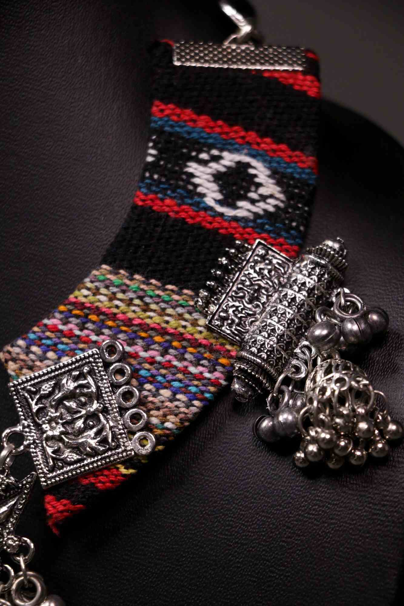 SILVER-TONED RED BRASS SILVER PLATED HANDCRAFT NECKLACE - Isadora Life Online Shopping Store