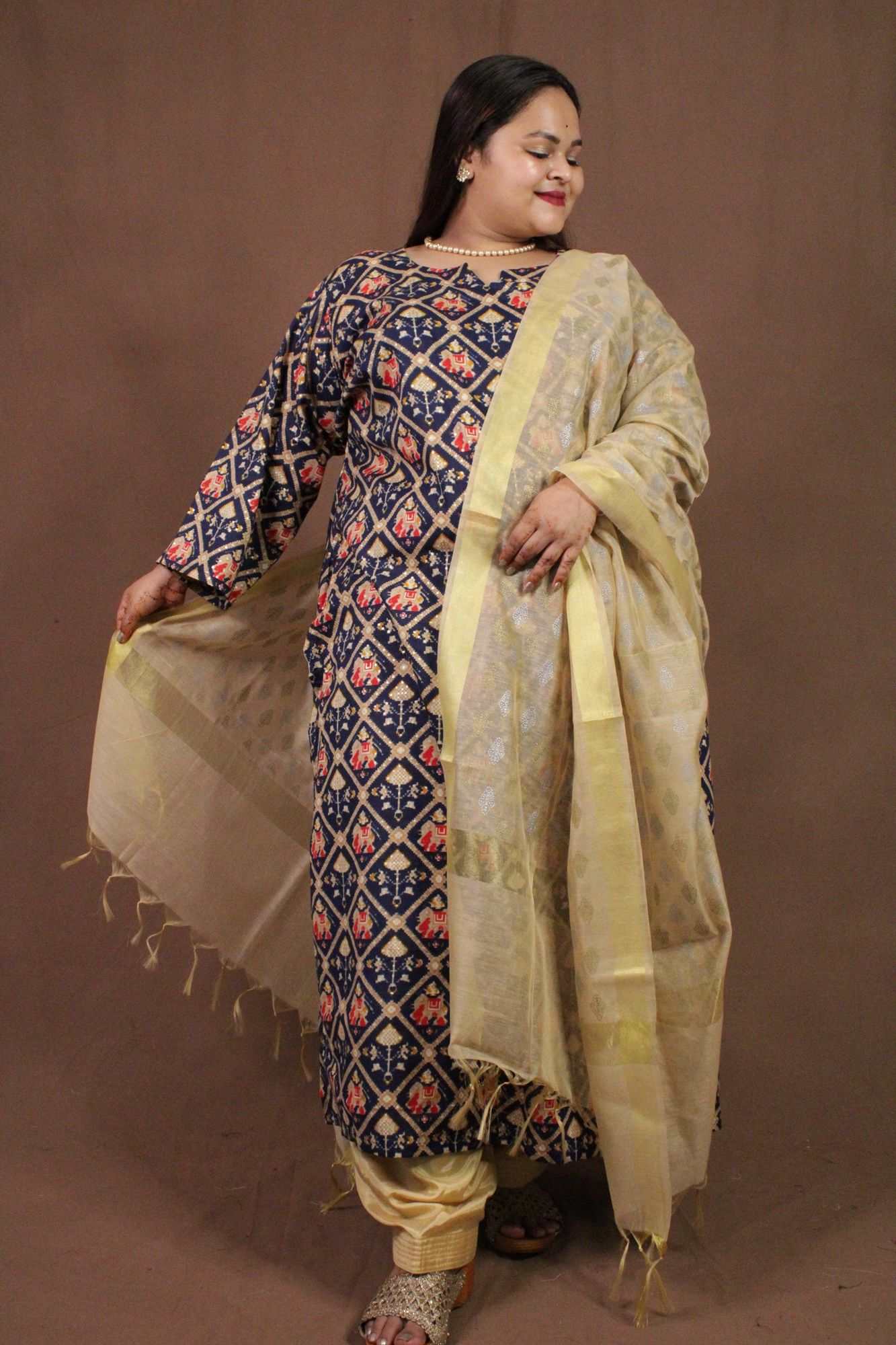 Beautiful Printed Cotton Ready to wear Salwar Kameez with Dupatta - Isadora Life Online Shopping Store