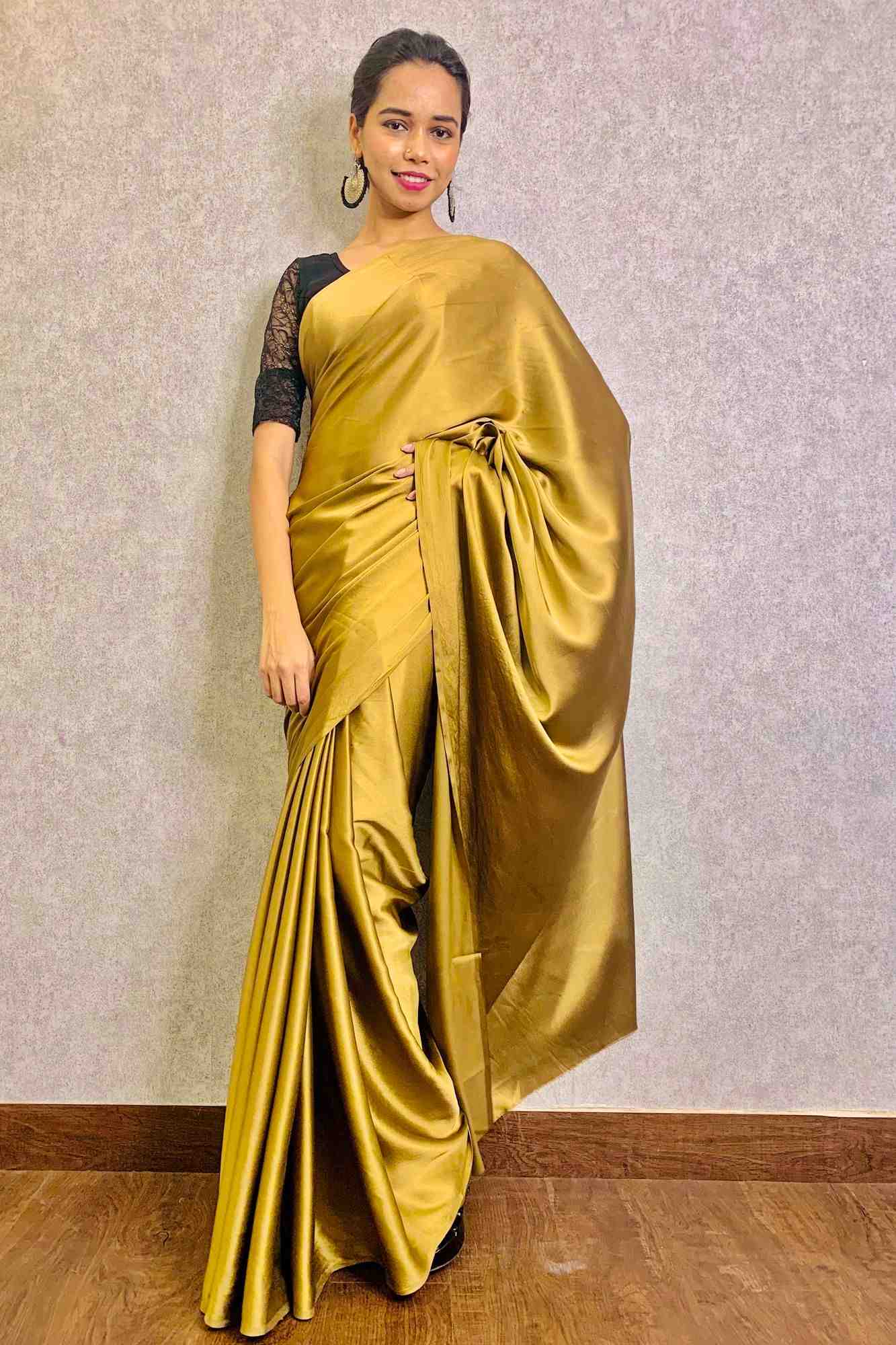 Green mehendi satin - Isadora Life Online Shopping Store