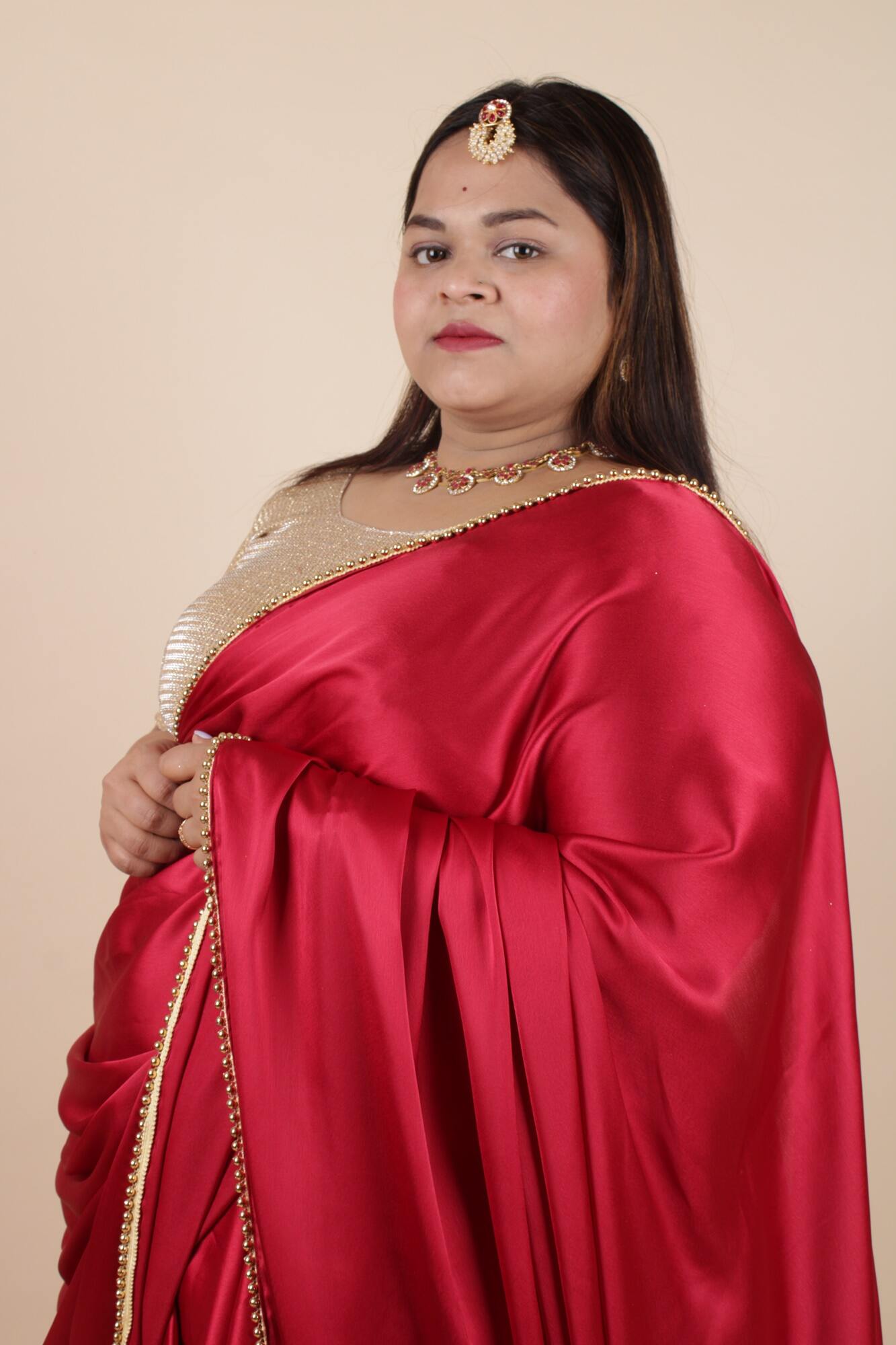 HALF SAREE TWIST - Gorgeous Ruffled Dupatta and Half Saree with stitched blouse - Isadora Life Online Shopping Store