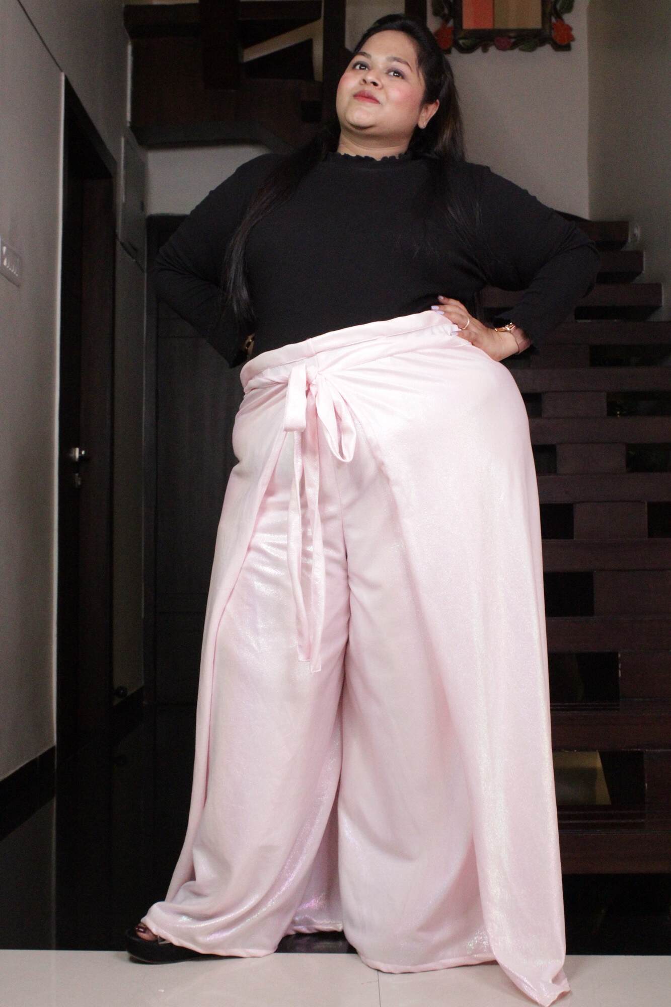 Pink Comfortable and Classy Wraparound Skirt Divider - Isadora Life Online Shopping Store