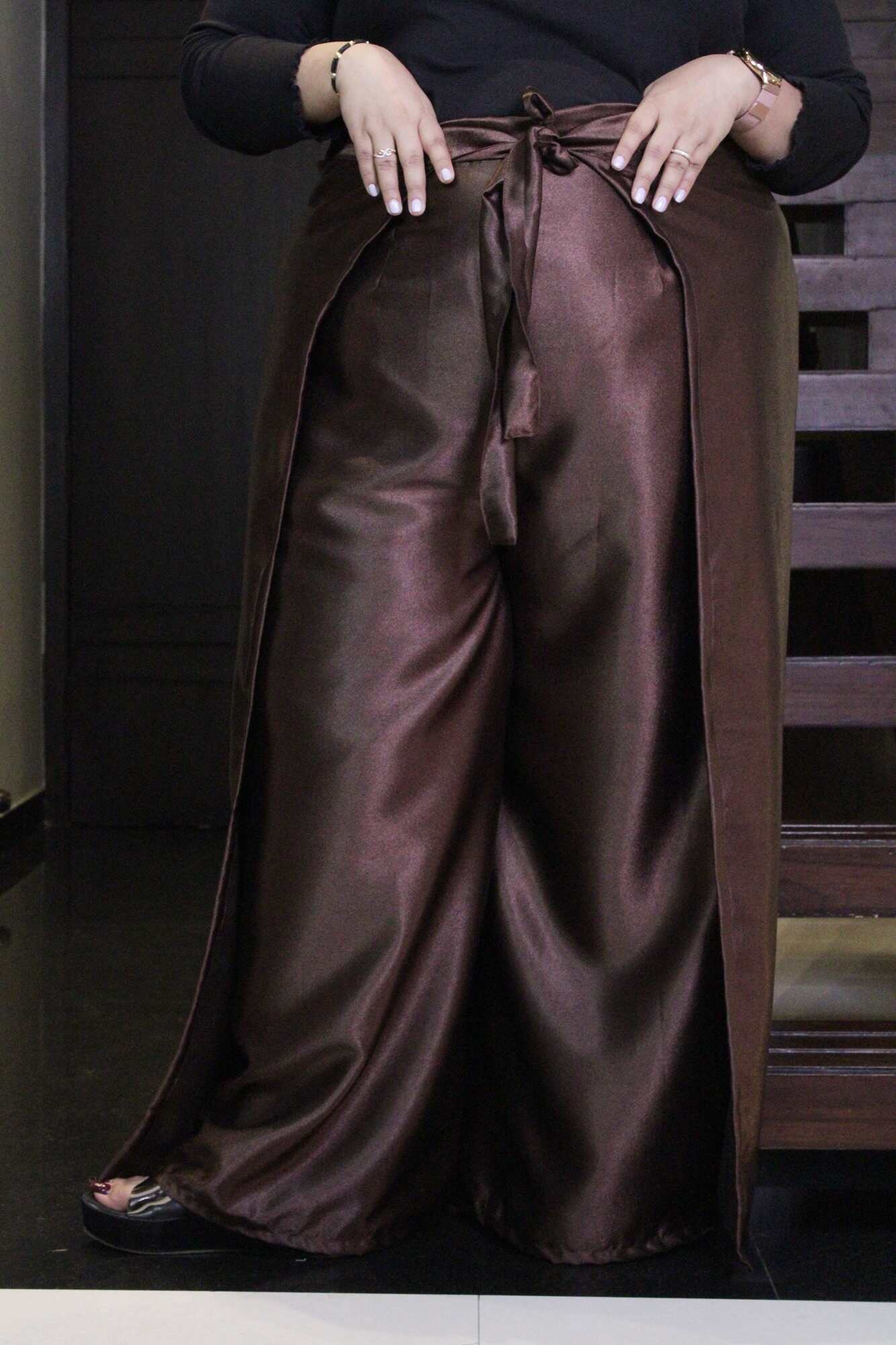 Brown Comfortable and Classy Wraparound Skirt Divider - Isadora Life Online Shopping Store