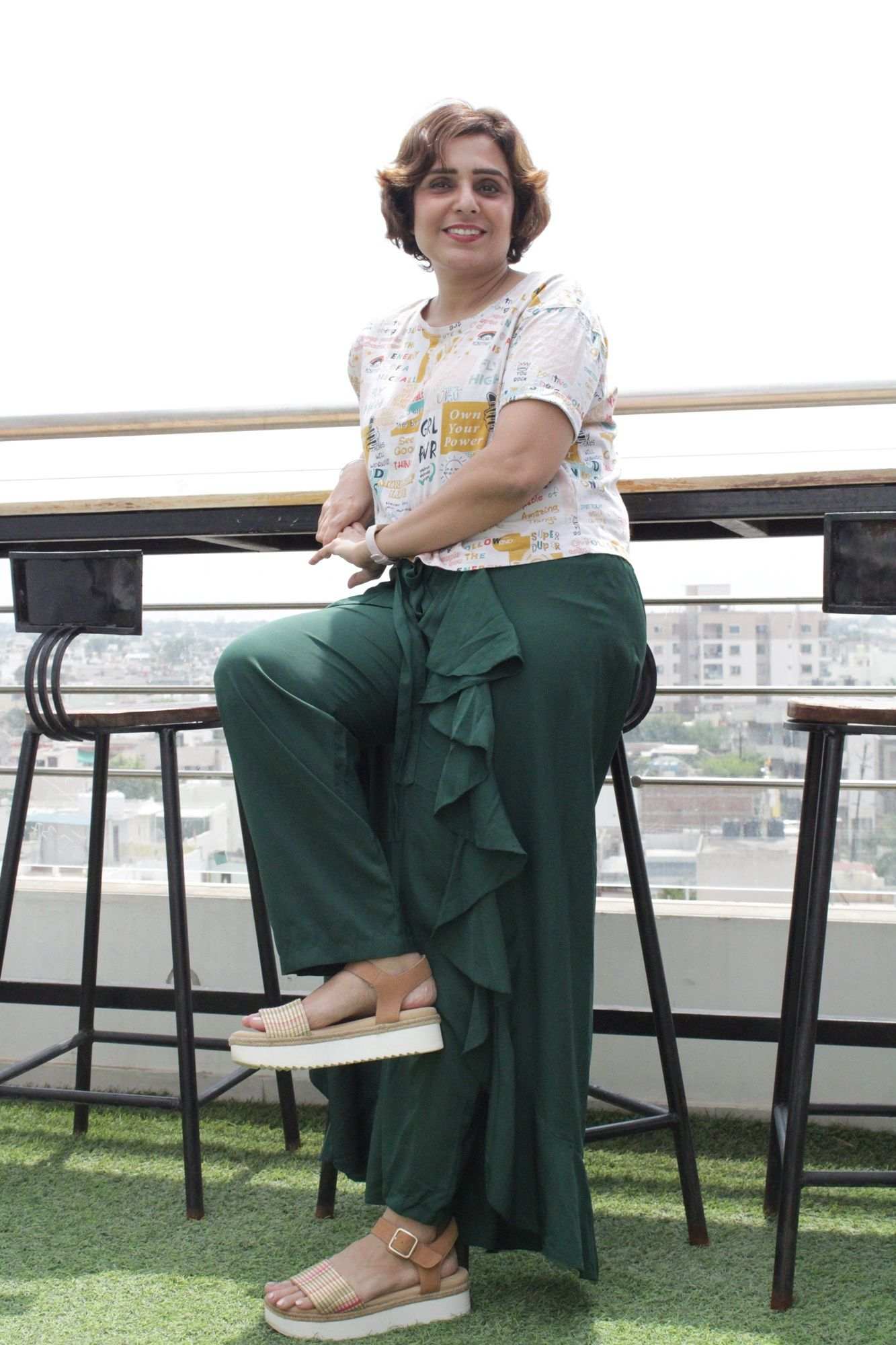 Classy & comfy Green apple silk pant skirt - Isadora Life Online Shopping Store