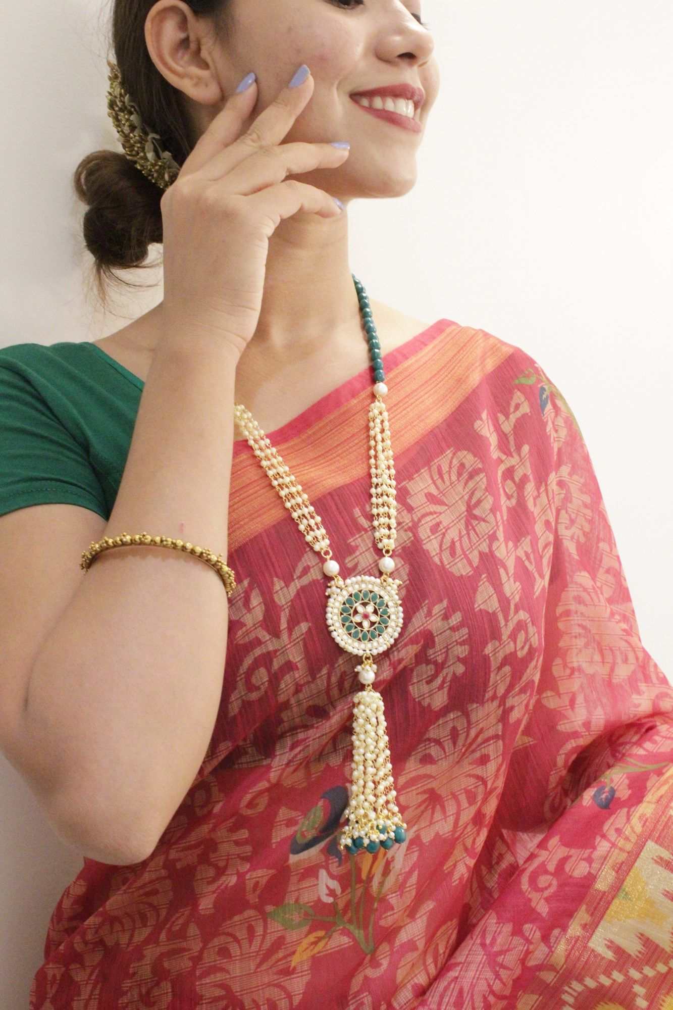 Green Beaded Long Necklace - Isadora Life Online Shopping Store