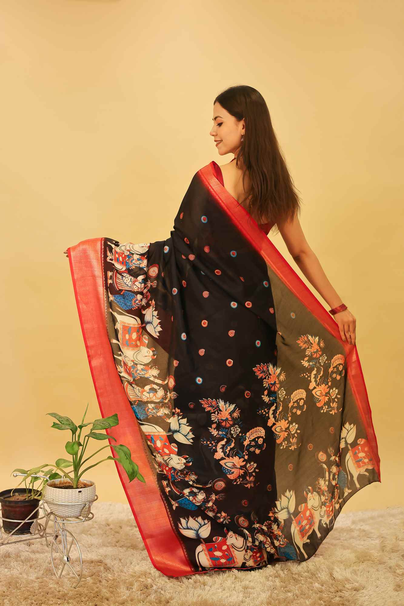 Ready to Wear One Minute Sarees Prestitched Sarees customised Plus Size 