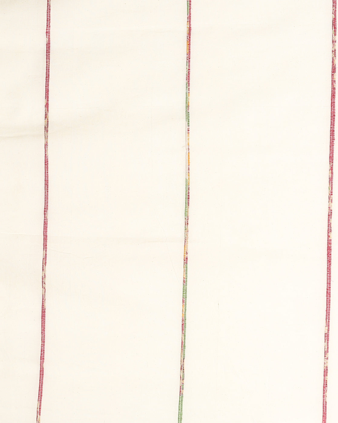 White Red Ajrak Print Khesh Cotton Saree with Blouse piece | SHOBITAM