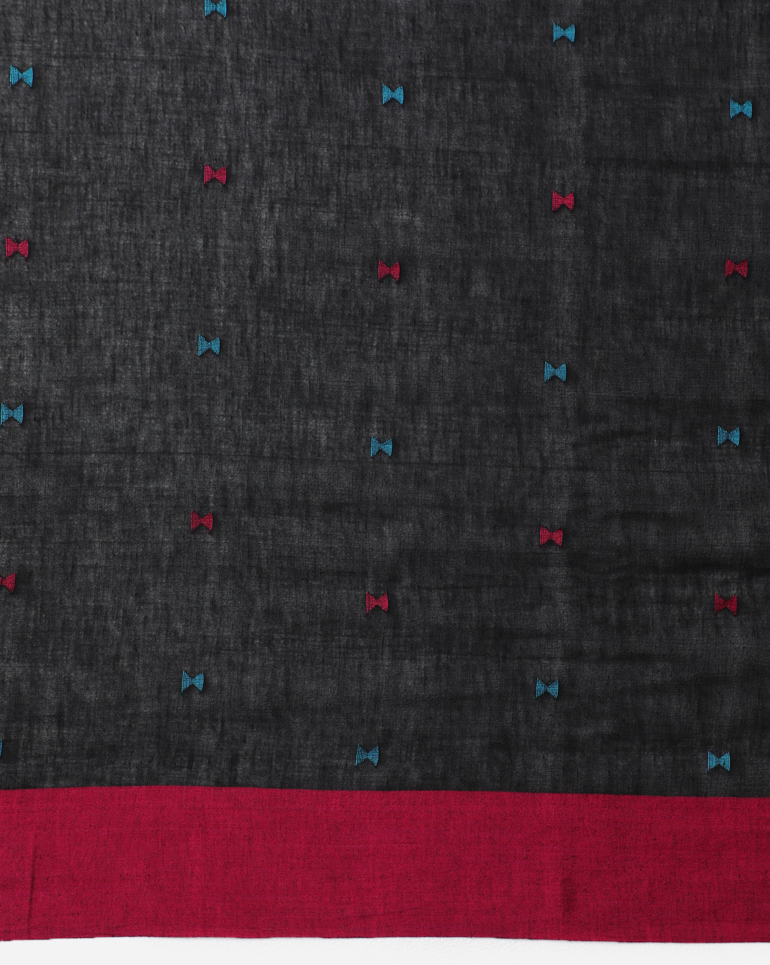 Handloom Jamdani Cotton Saree With Blouse Piece | Shobitam