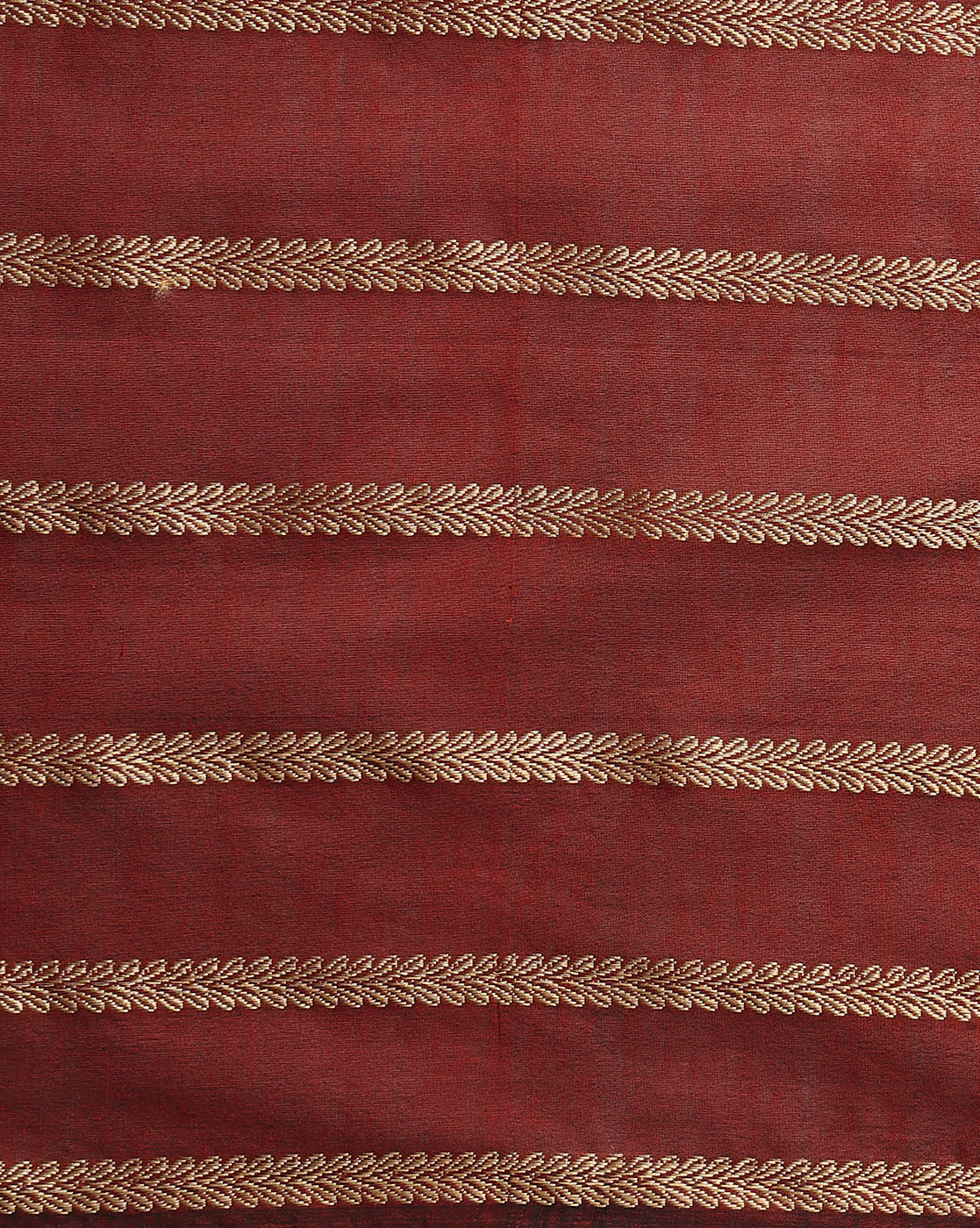 Maroon cotton Woven Saree with Blouse piece | SHOBITAM