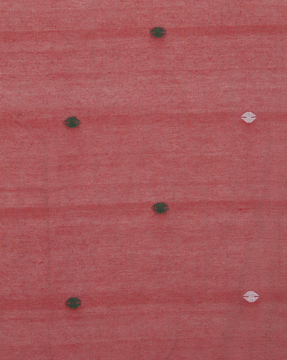 Pink Green Jamdani Cotton Saree | SHOBITAM