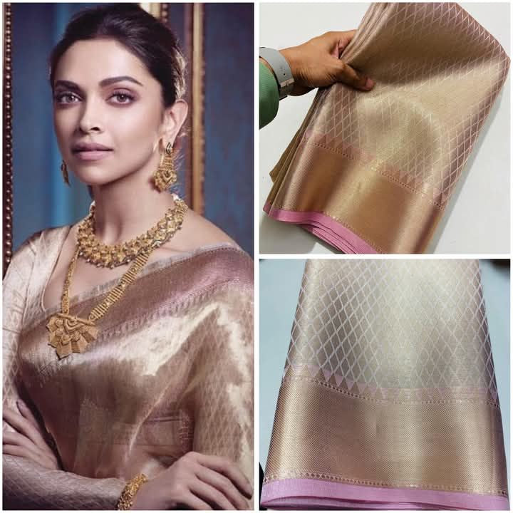 Deepika Padukone inspired festive one minute saree