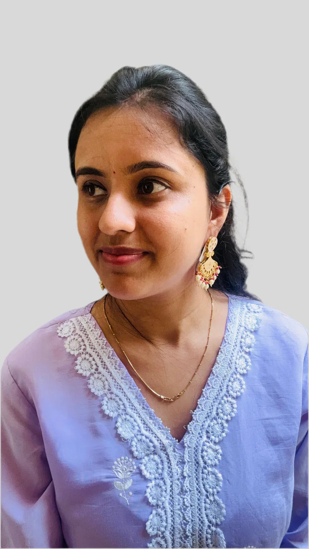 Pankhuri Pink Kundan Earrings | Shobitam