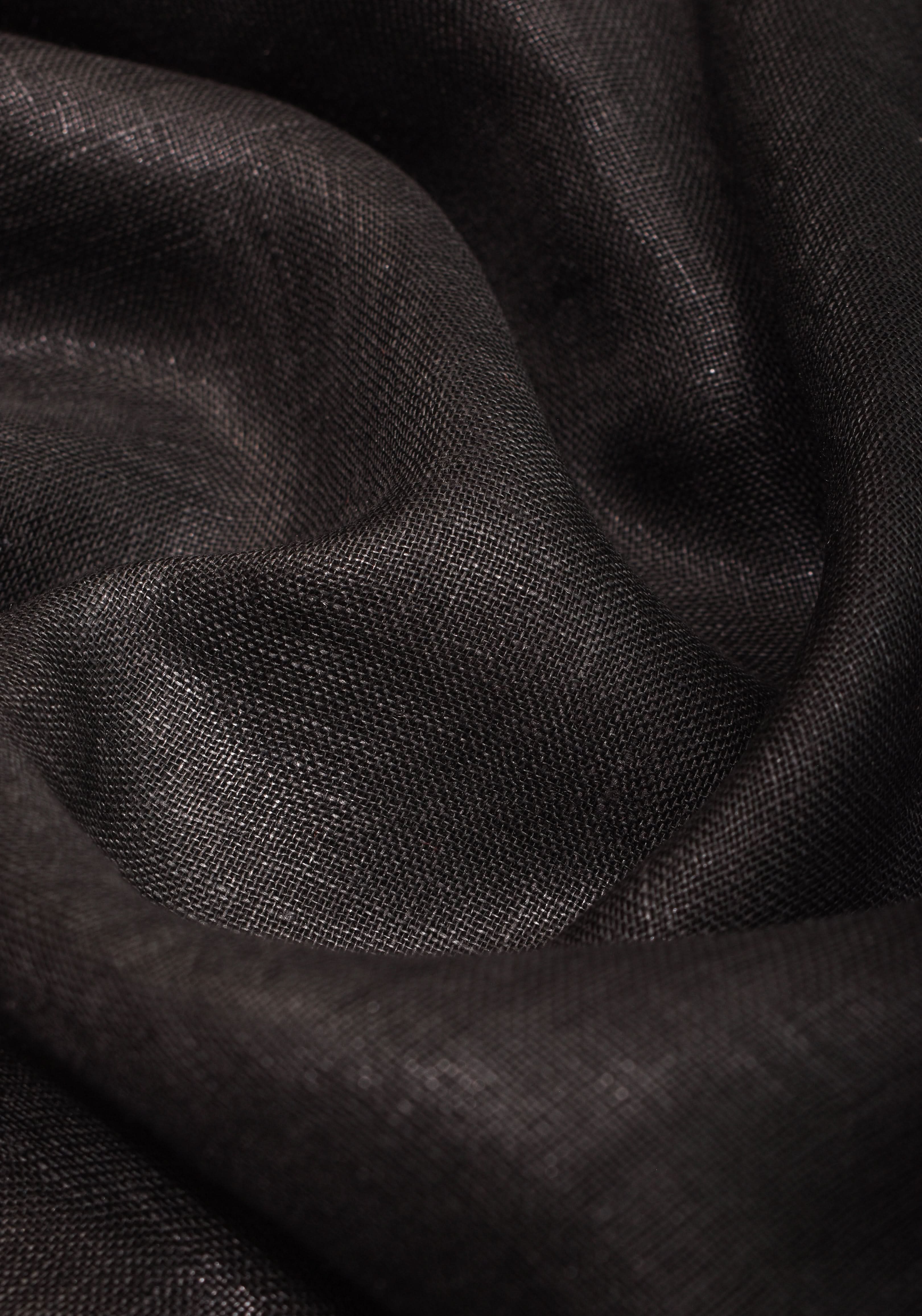 Black Linen by Linen Saree with Wide Border | Shobitam