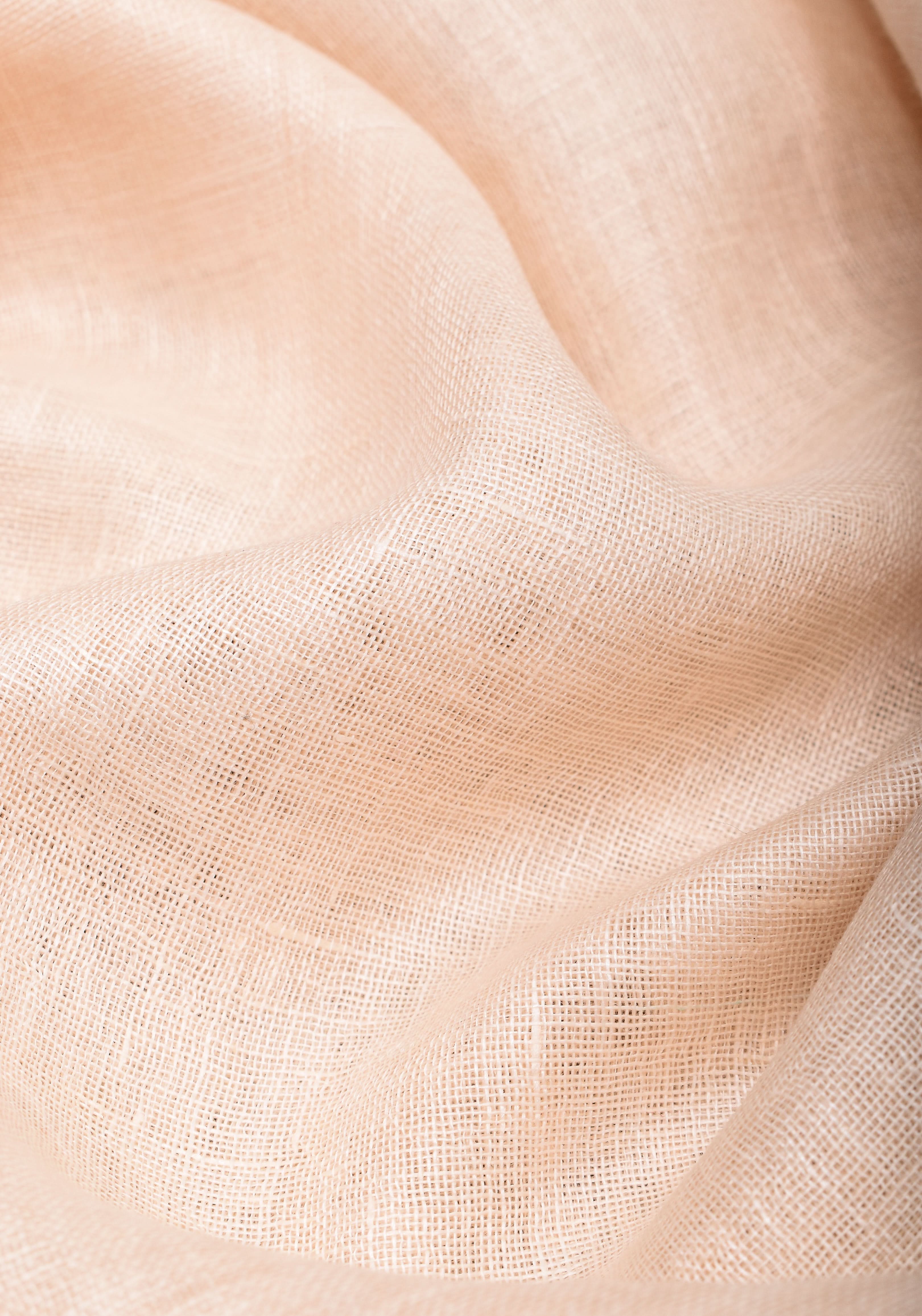 Ivory Linen by Linen saree with Red-Gold Border | Shobitam