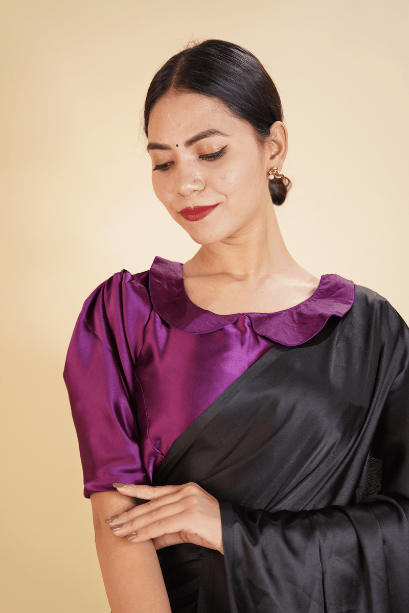 Sitaramam Style - Ready to wear Satin Silk Blouse - Isadora Life Online Shopping Store