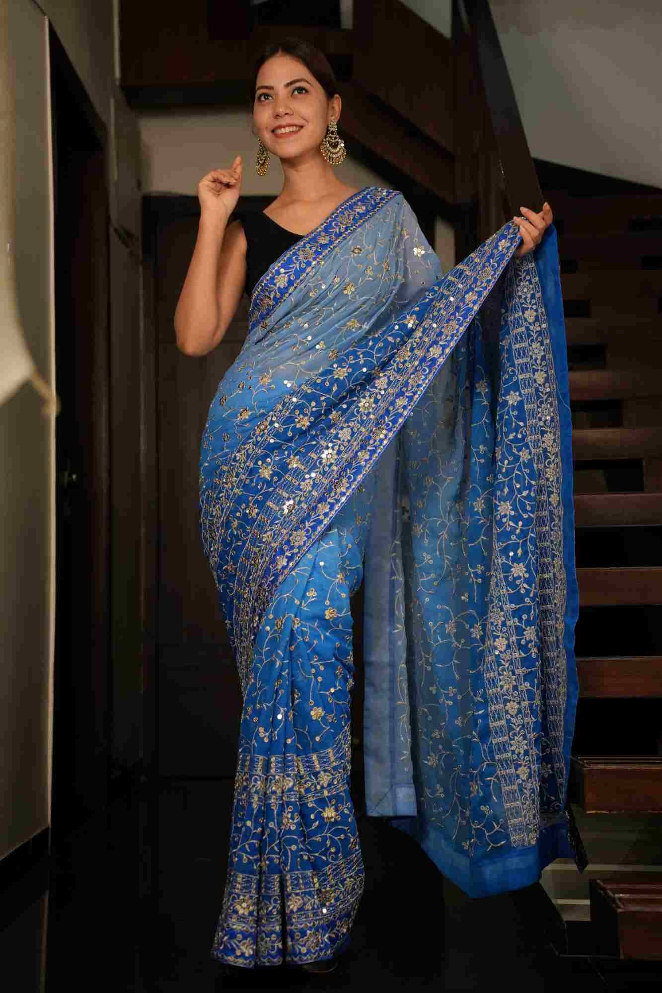 Ready to Wear One Minute Sarees Prestitched Sarees customised Plus Size 