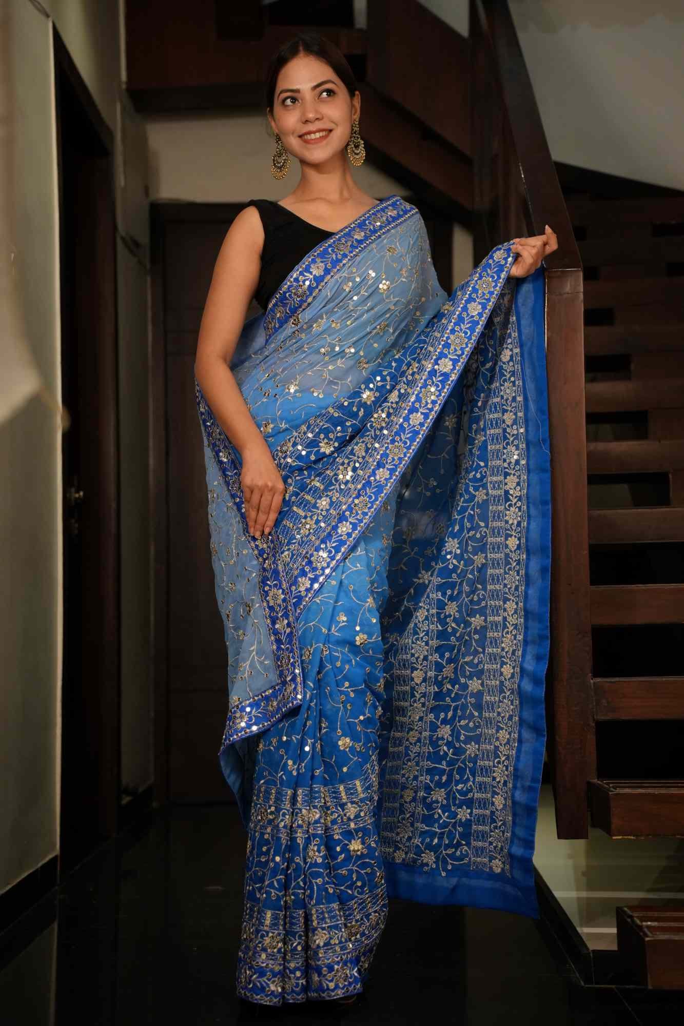 Ready to Wear One Minute Sarees Prestitched Sarees customised Plus Size 